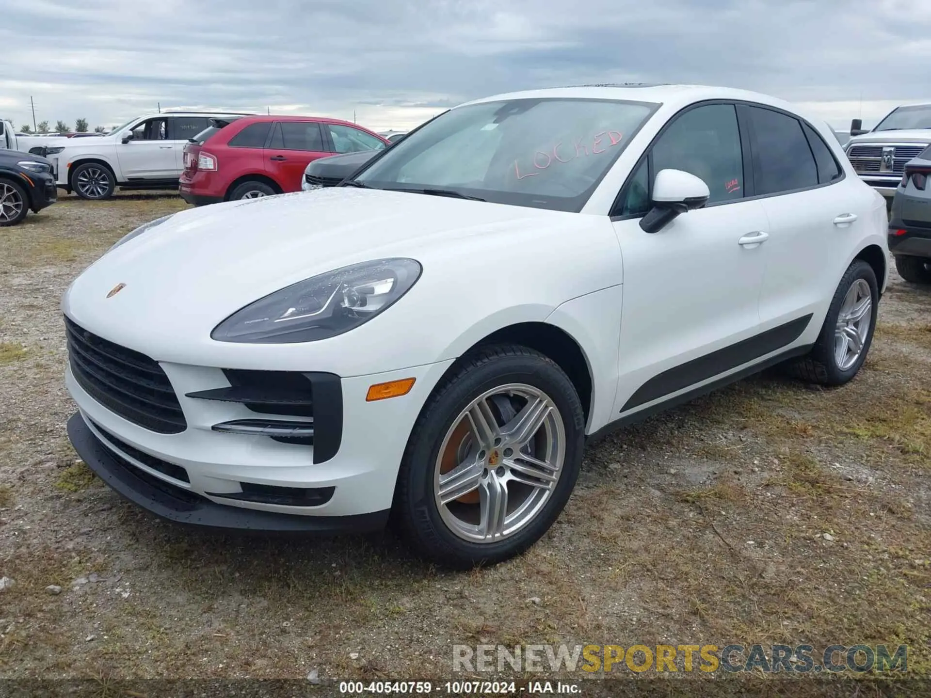 2 Photograph of a damaged car WP1AA2A57MLB00302 PORSCHE MACAN 2021