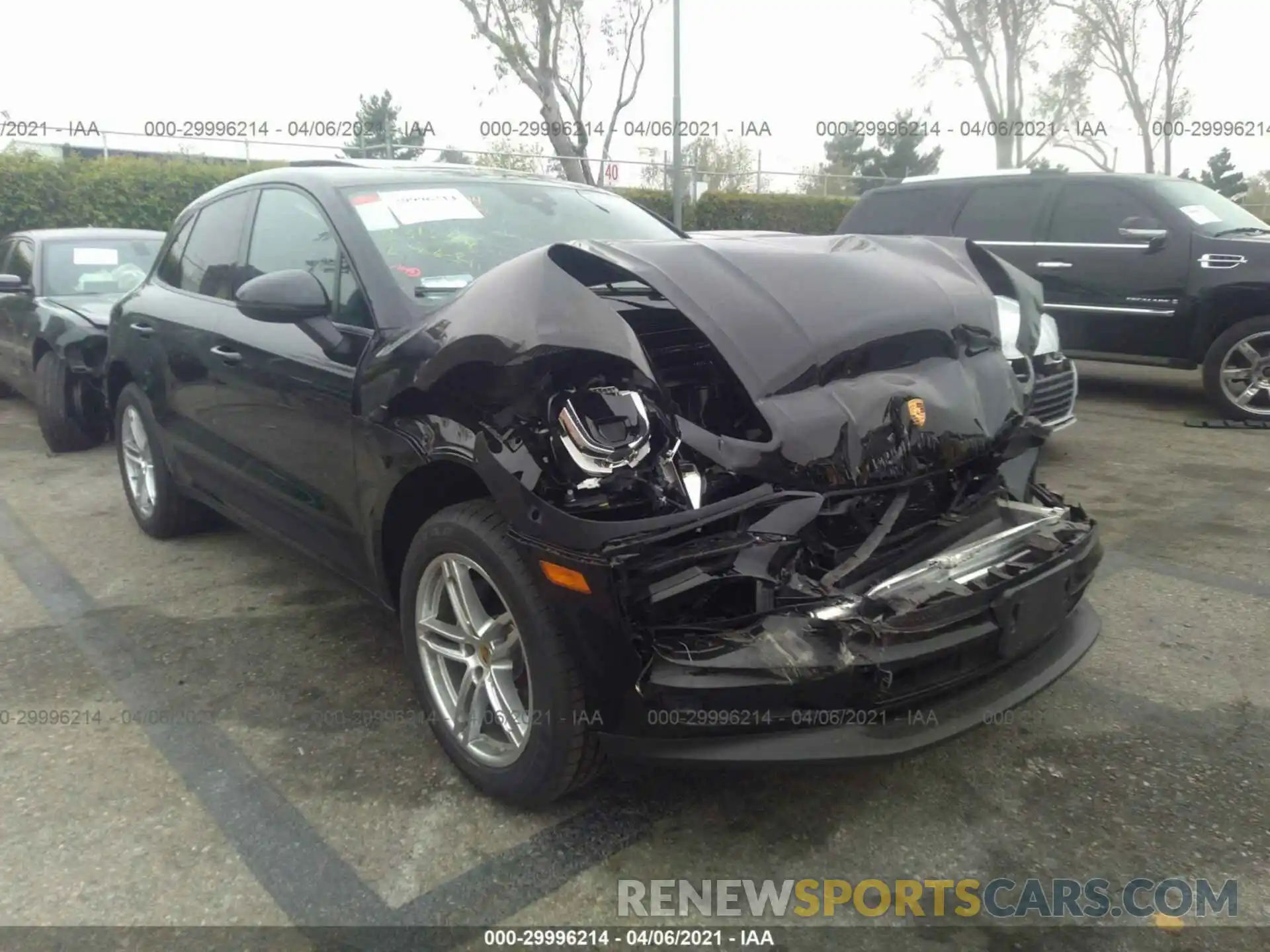 1 Photograph of a damaged car WP1AA2A57MLB00770 PORSCHE MACAN 2021