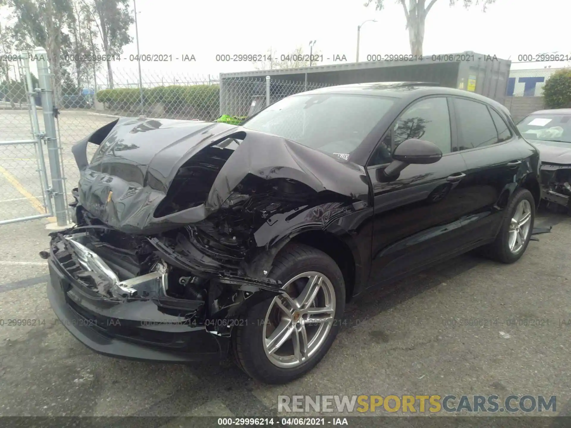 2 Photograph of a damaged car WP1AA2A57MLB00770 PORSCHE MACAN 2021