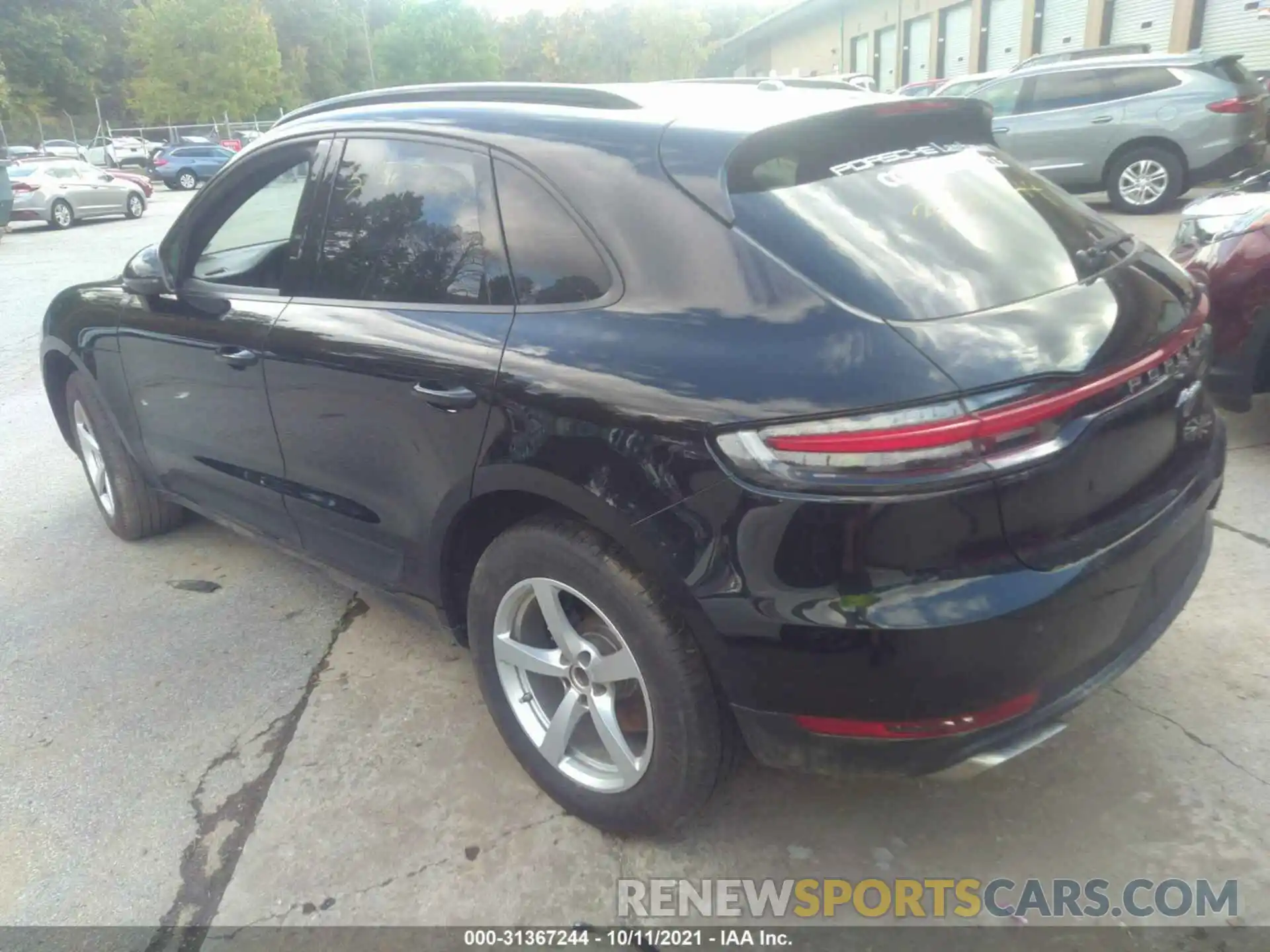 3 Photograph of a damaged car WP1AA2A57MLB03555 PORSCHE MACAN 2021