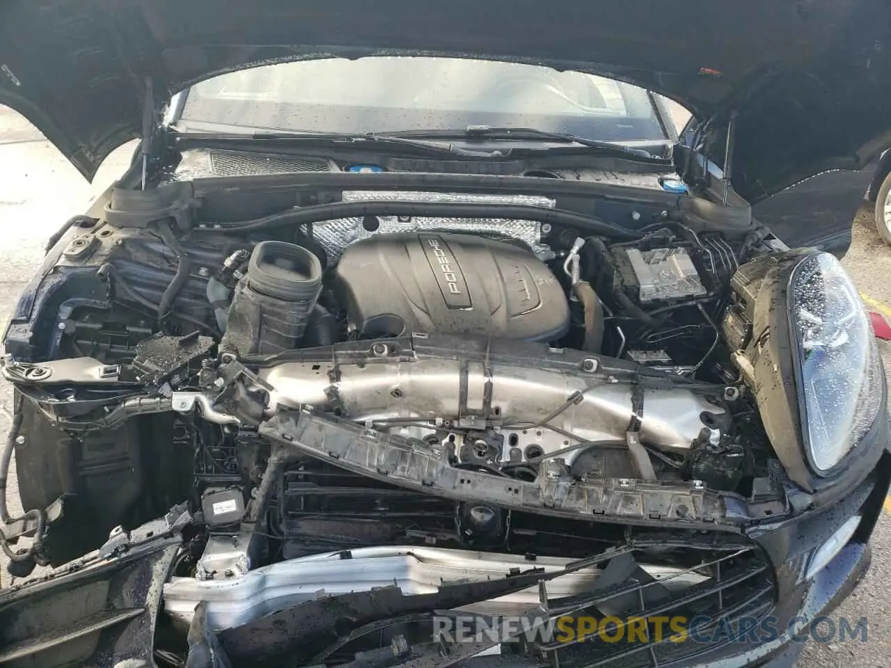 12 Photograph of a damaged car WP1AA2A57MLB10473 PORSCHE MACAN 2021