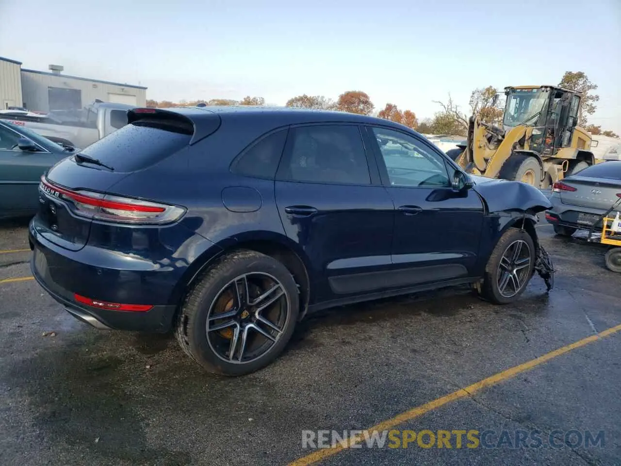 3 Photograph of a damaged car WP1AA2A57MLB10473 PORSCHE MACAN 2021