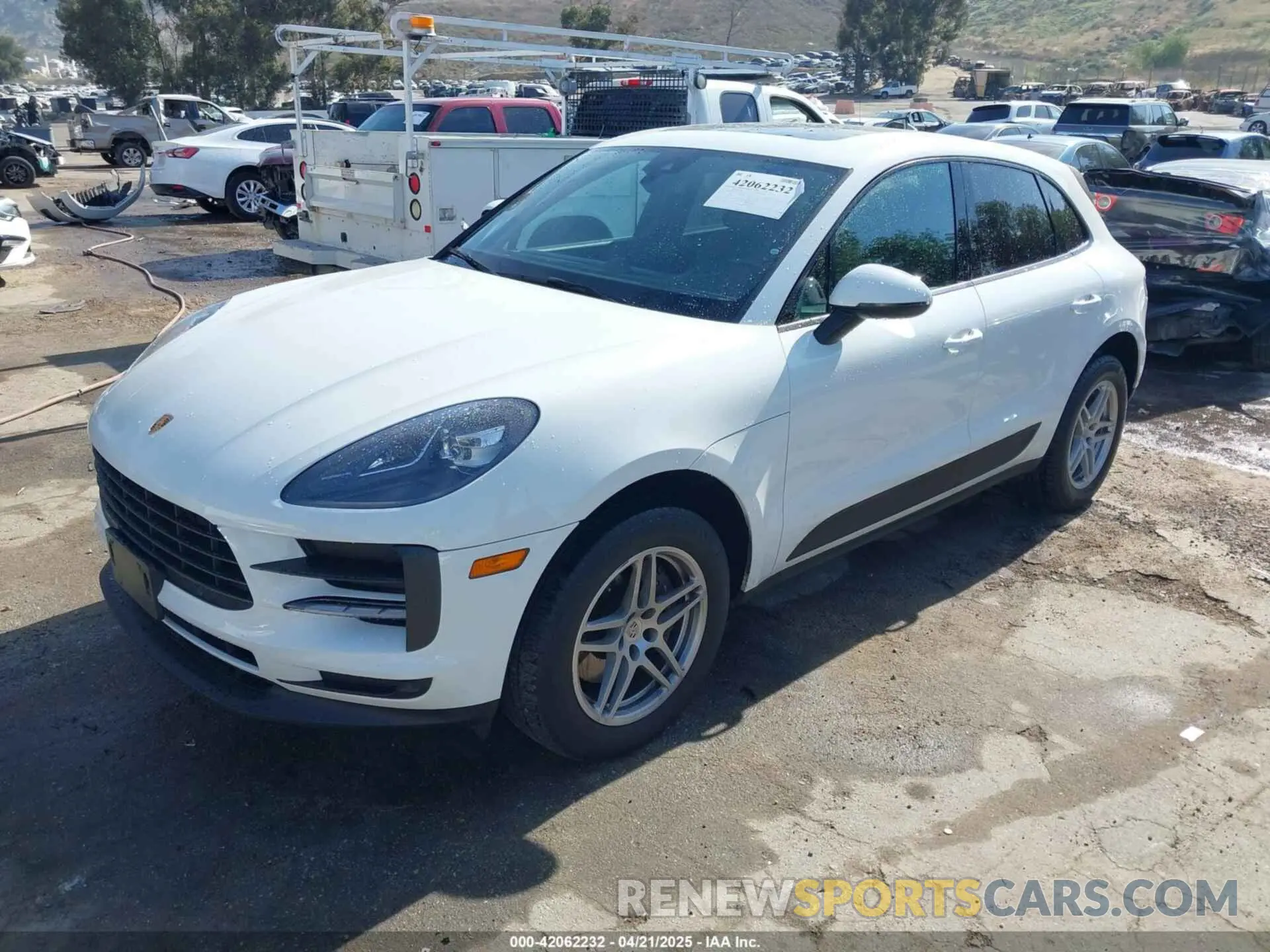 2 Photograph of a damaged car WP1AA2A57MLB12532 PORSCHE MACAN 2021