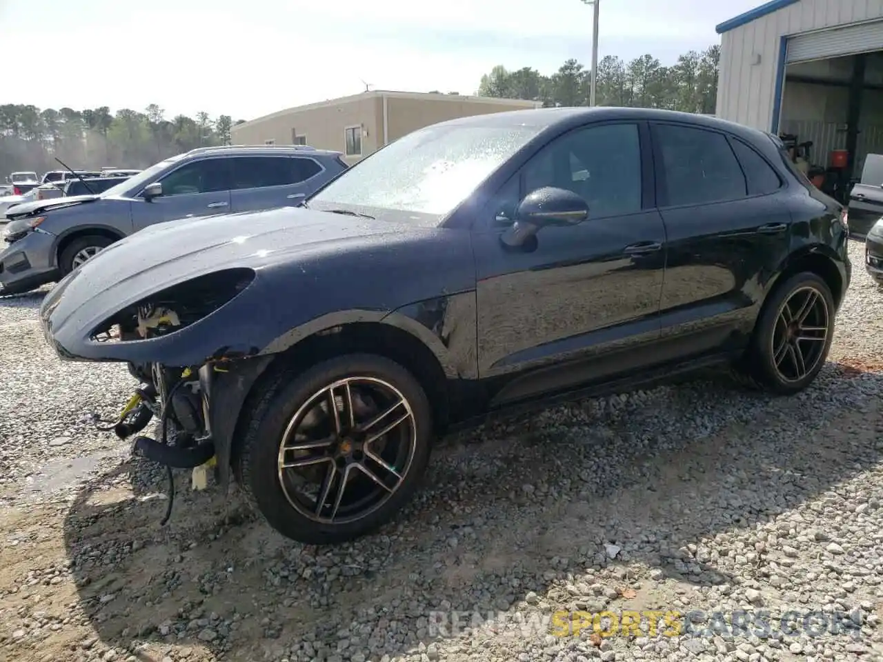 1 Photograph of a damaged car WP1AA2A57MLB14863 PORSCHE MACAN 2021