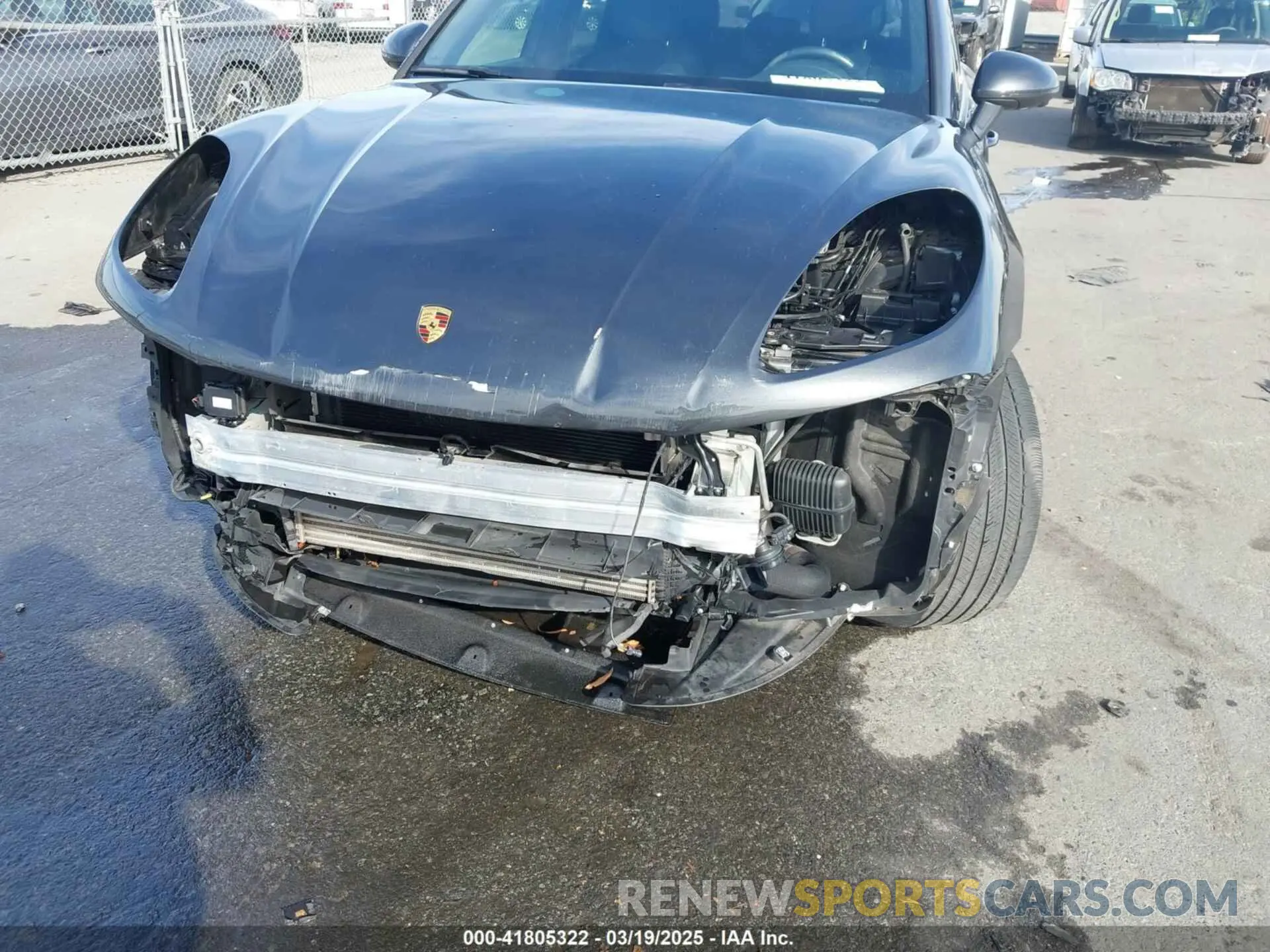 6 Photograph of a damaged car WP1AA2A57MLB15639 PORSCHE MACAN 2021