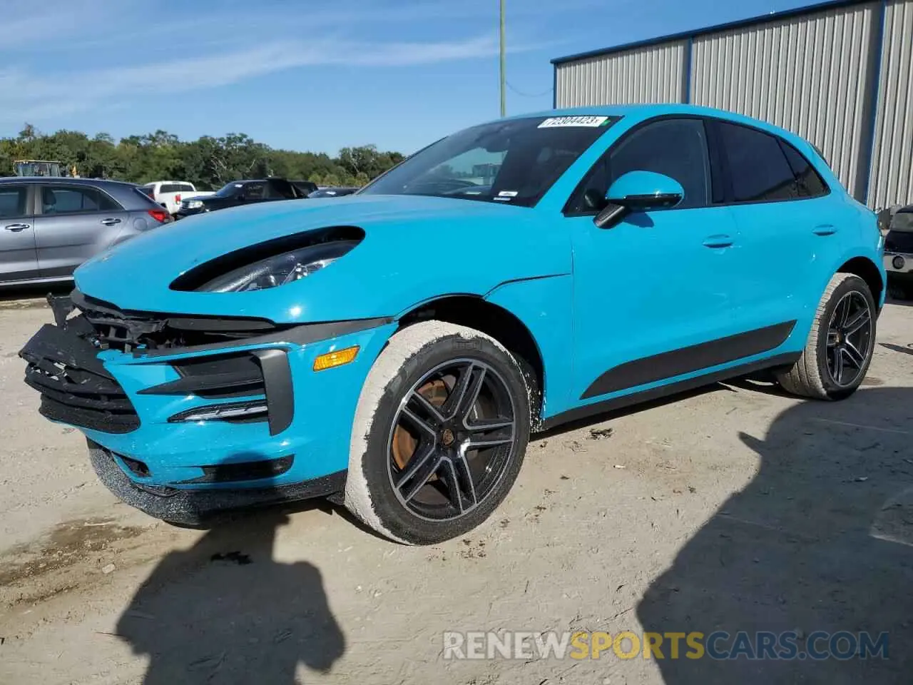1 Photograph of a damaged car WP1AA2A59MLB01998 PORSCHE MACAN 2021