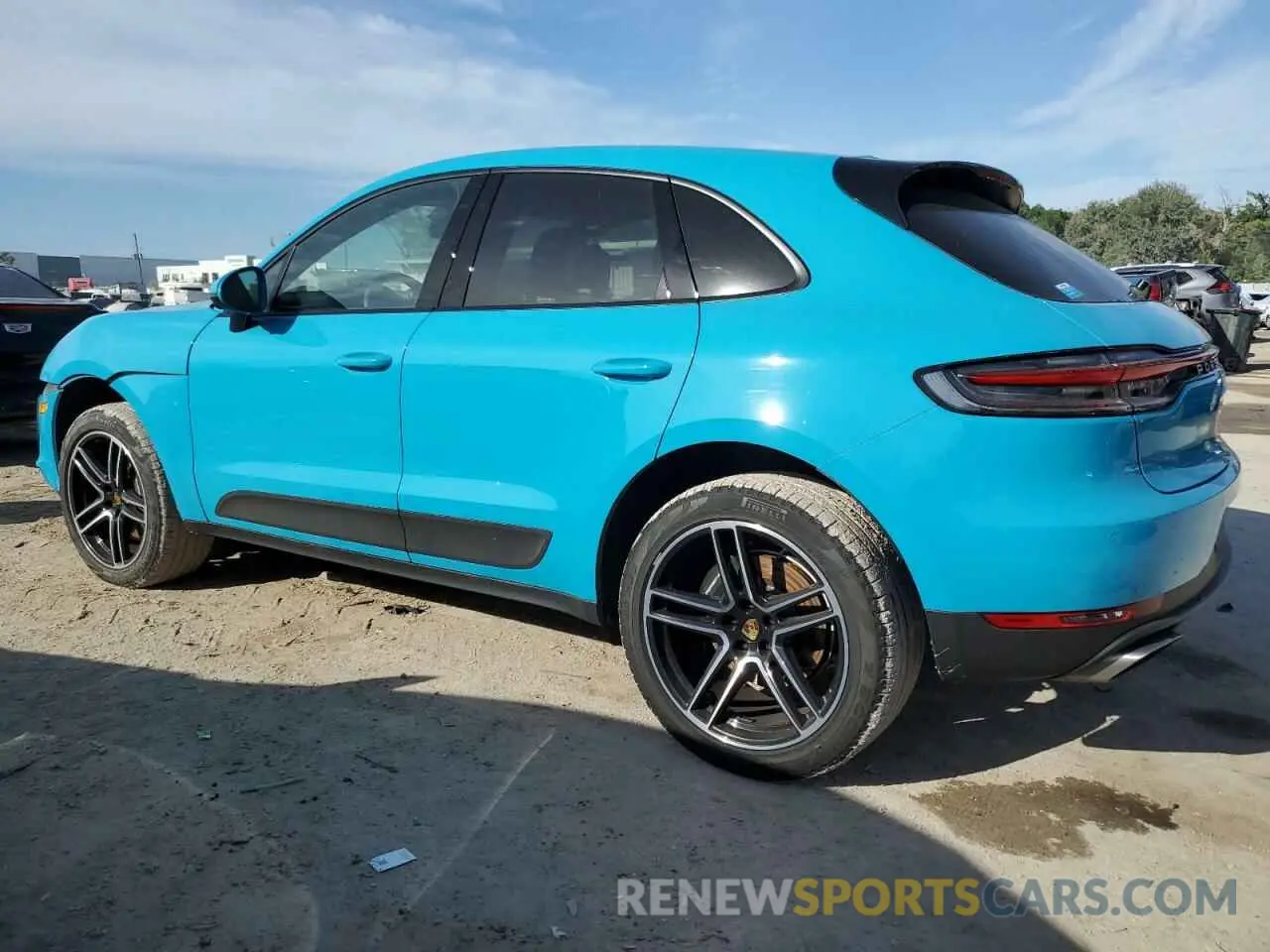 2 Photograph of a damaged car WP1AA2A59MLB01998 PORSCHE MACAN 2021