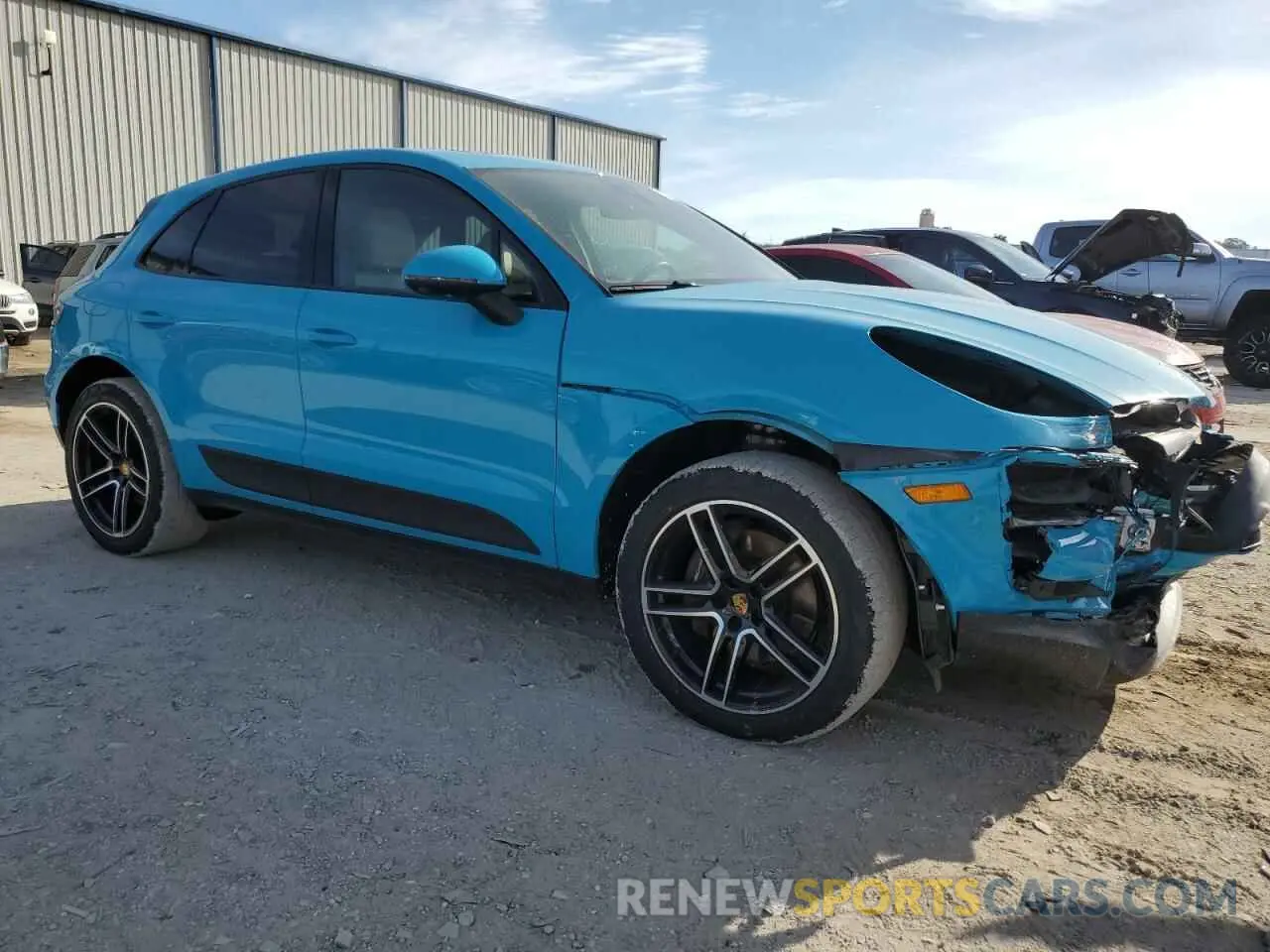 4 Photograph of a damaged car WP1AA2A59MLB01998 PORSCHE MACAN 2021