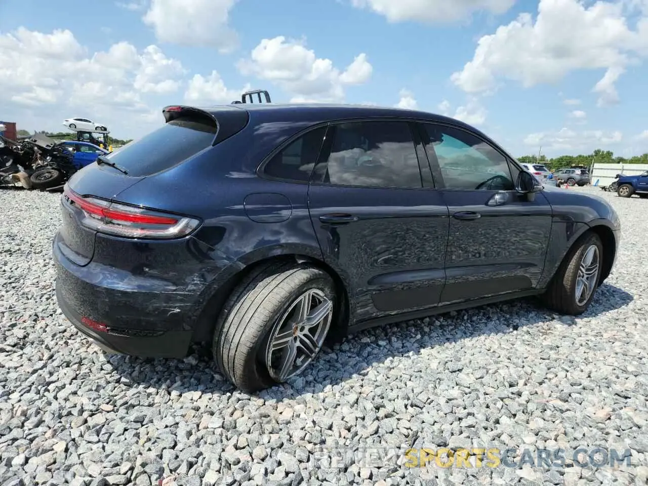 3 Photograph of a damaged car WP1AA2A59MLB10037 PORSCHE MACAN 2021