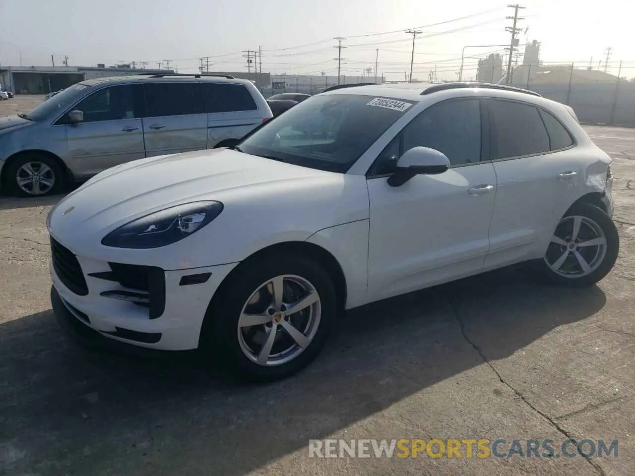 1 Photograph of a damaged car WP1AA2A59MLB13830 PORSCHE MACAN 2021