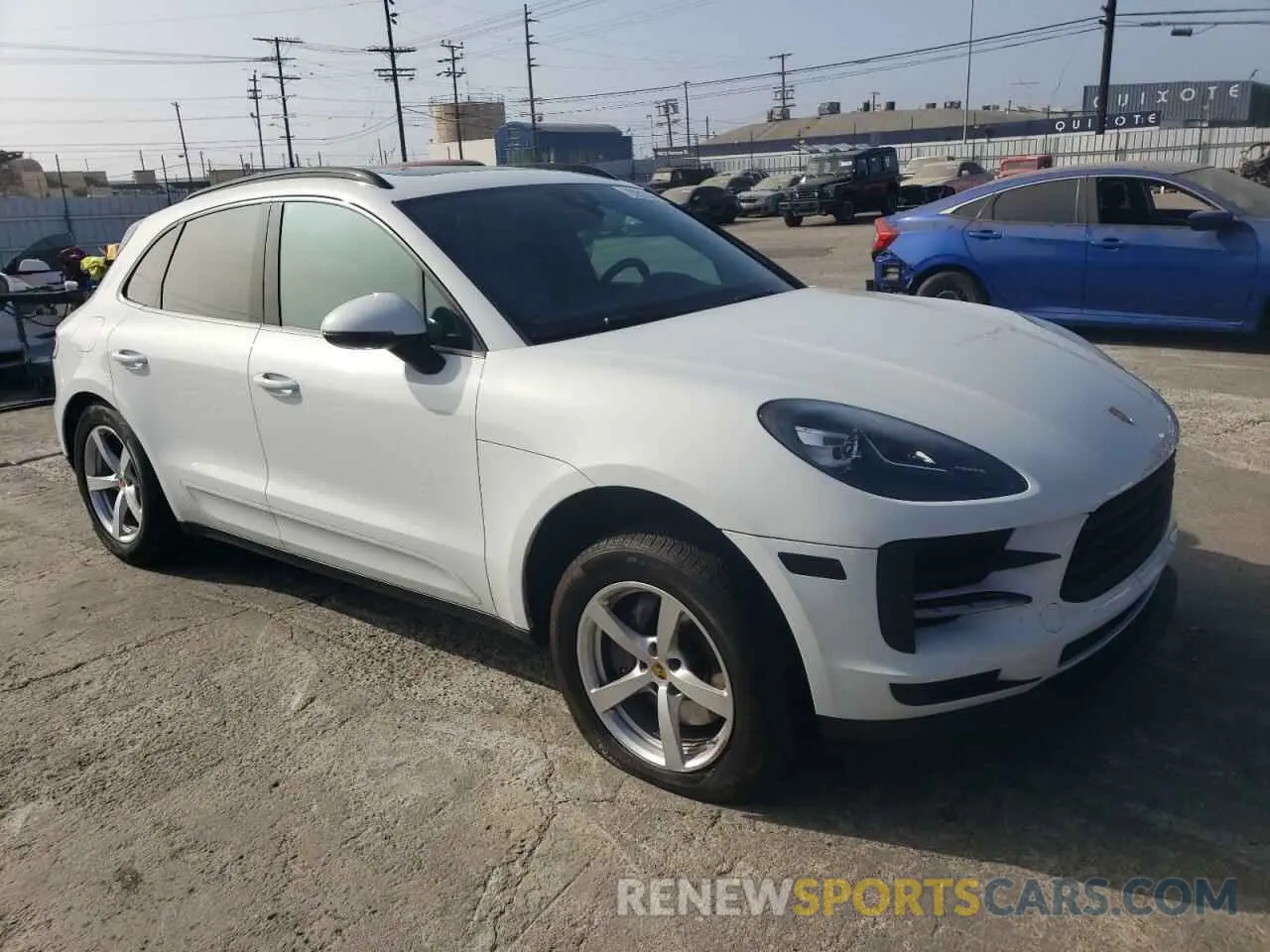 4 Photograph of a damaged car WP1AA2A59MLB13830 PORSCHE MACAN 2021