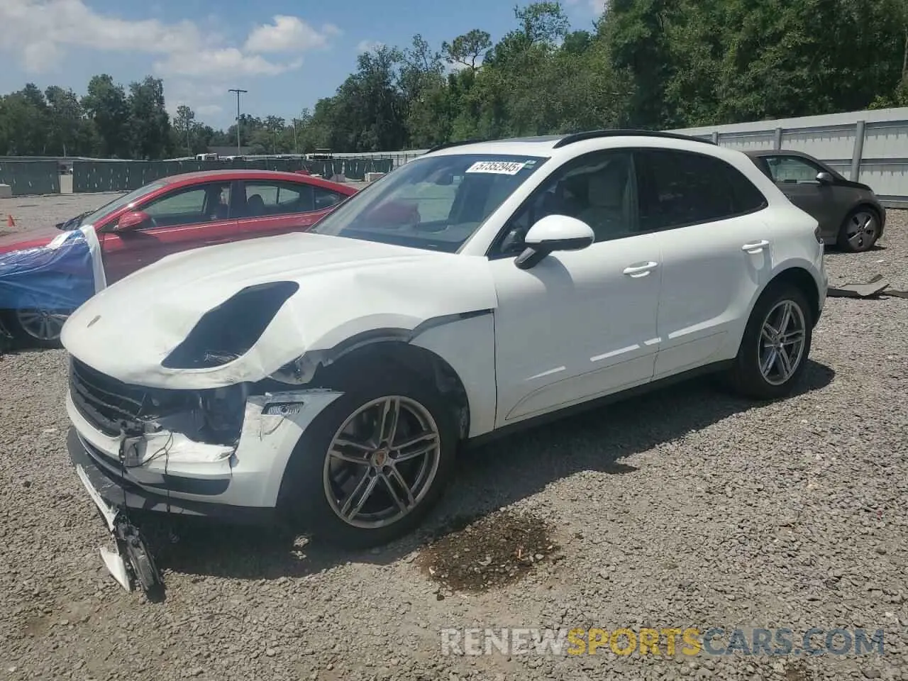 1 Photograph of a damaged car WP1AA2A5XMLB02805 PORSCHE MACAN 2021