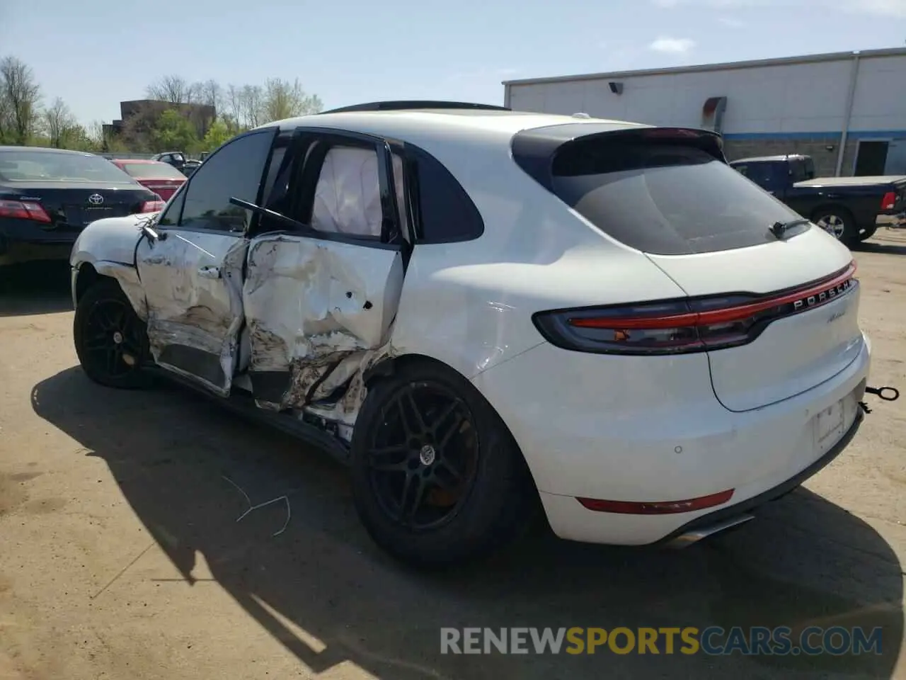 2 Photograph of a damaged car WP1AA2A5XMLB09303 PORSCHE MACAN 2021