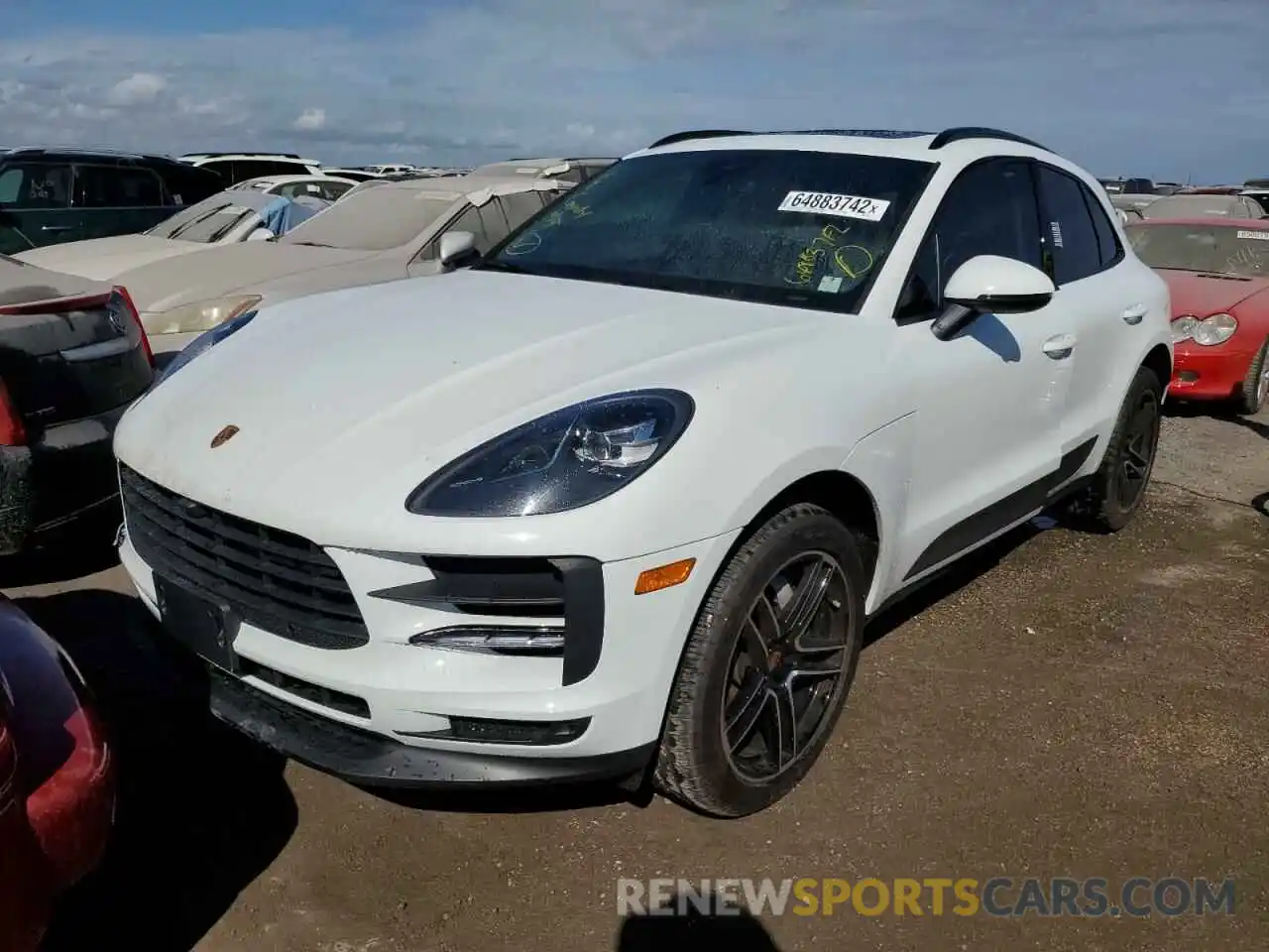 2 Photograph of a damaged car WP1AA2A5XMLB12590 PORSCHE MACAN 2021