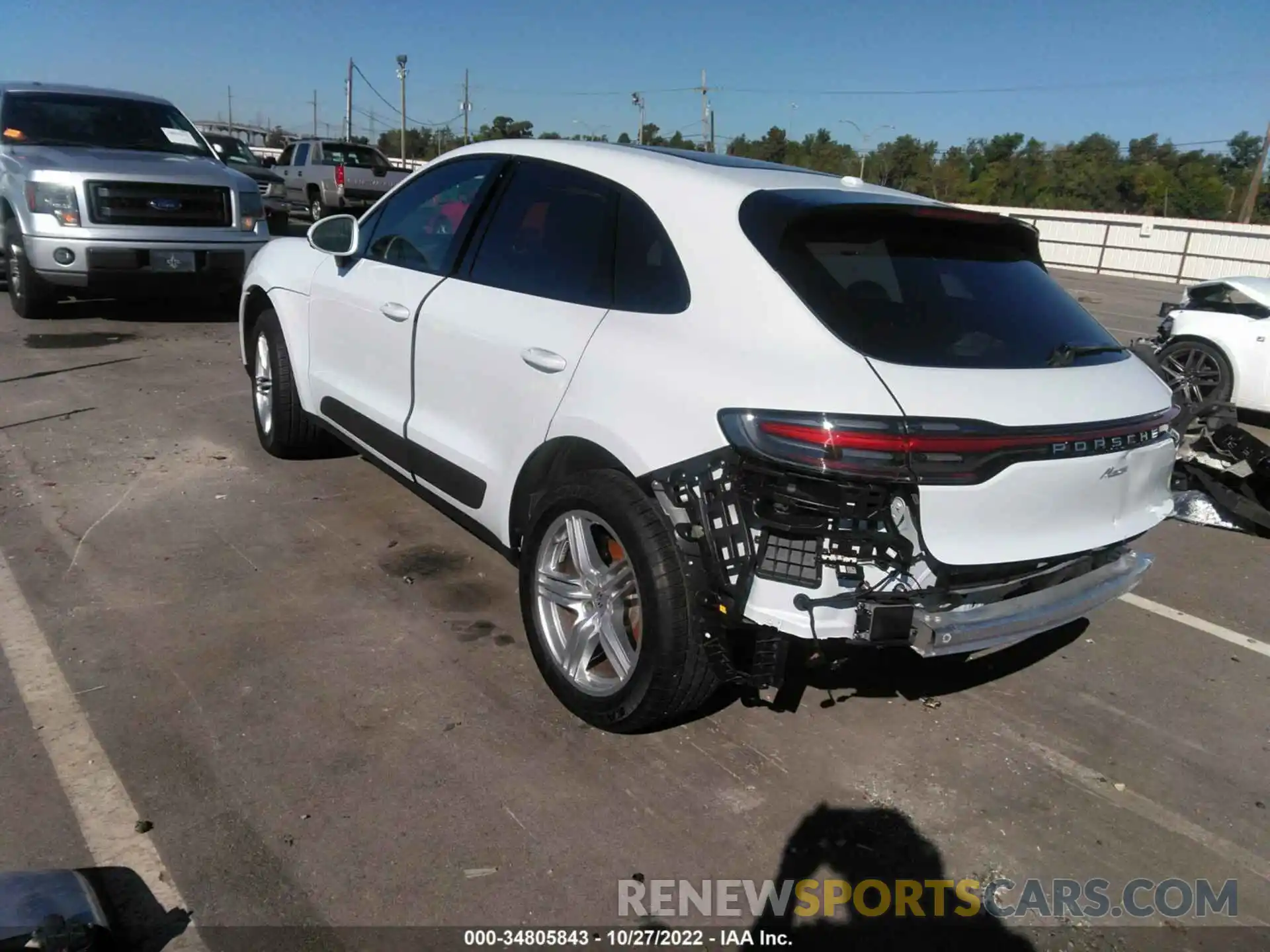 3 Photograph of a damaged car WP1AA2A5XMLB17837 PORSCHE MACAN 2021