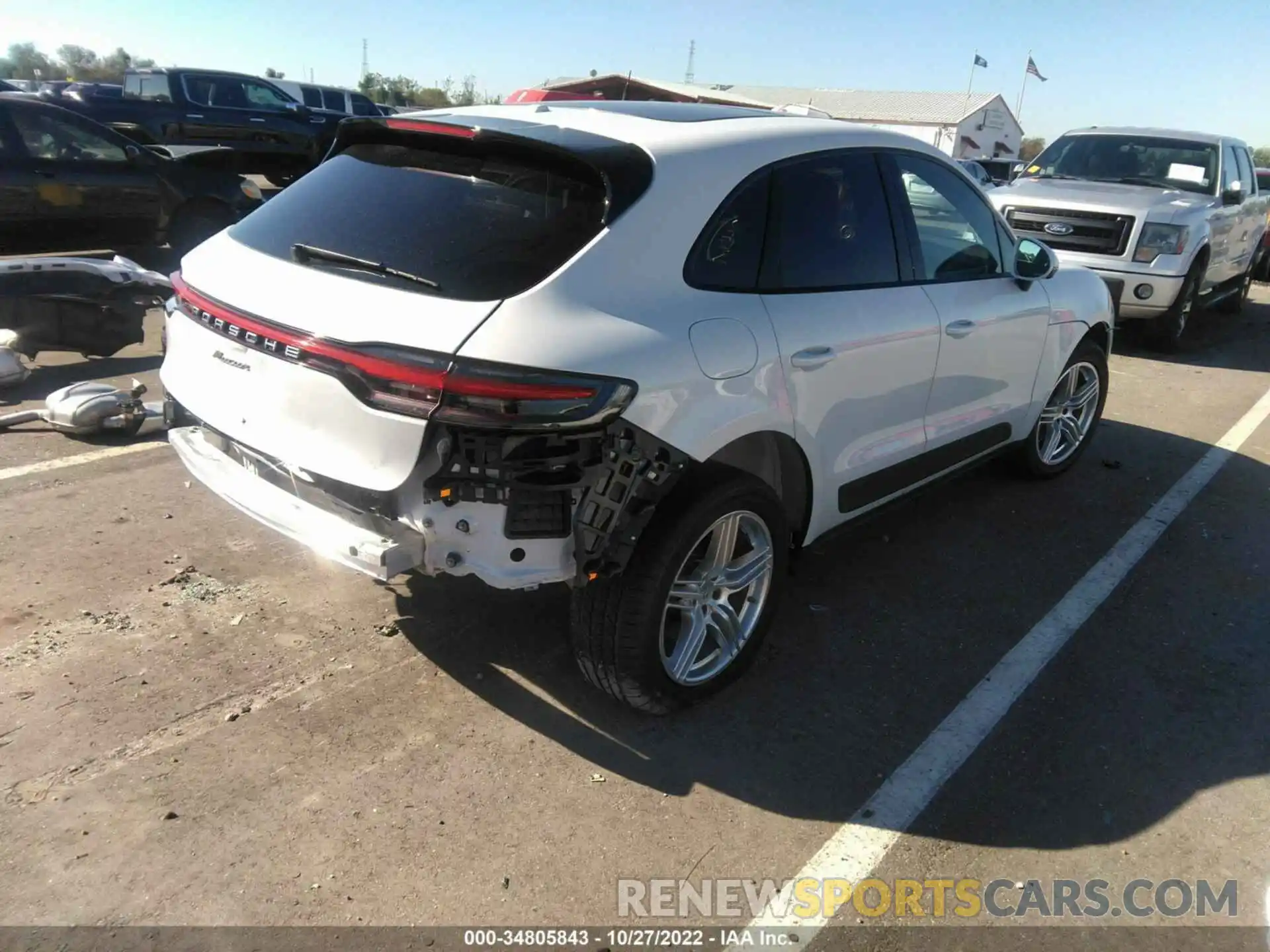 4 Photograph of a damaged car WP1AA2A5XMLB17837 PORSCHE MACAN 2021