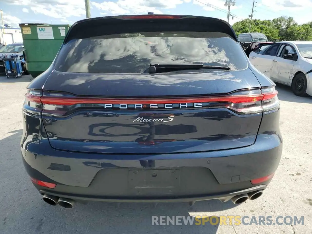 6 Photograph of a damaged car WP1AB2A50MLB34286 PORSCHE MACAN 2021