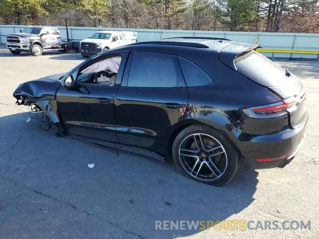 2 Photograph of a damaged car WP1AB2A50MLB37009 PORSCHE MACAN 2021