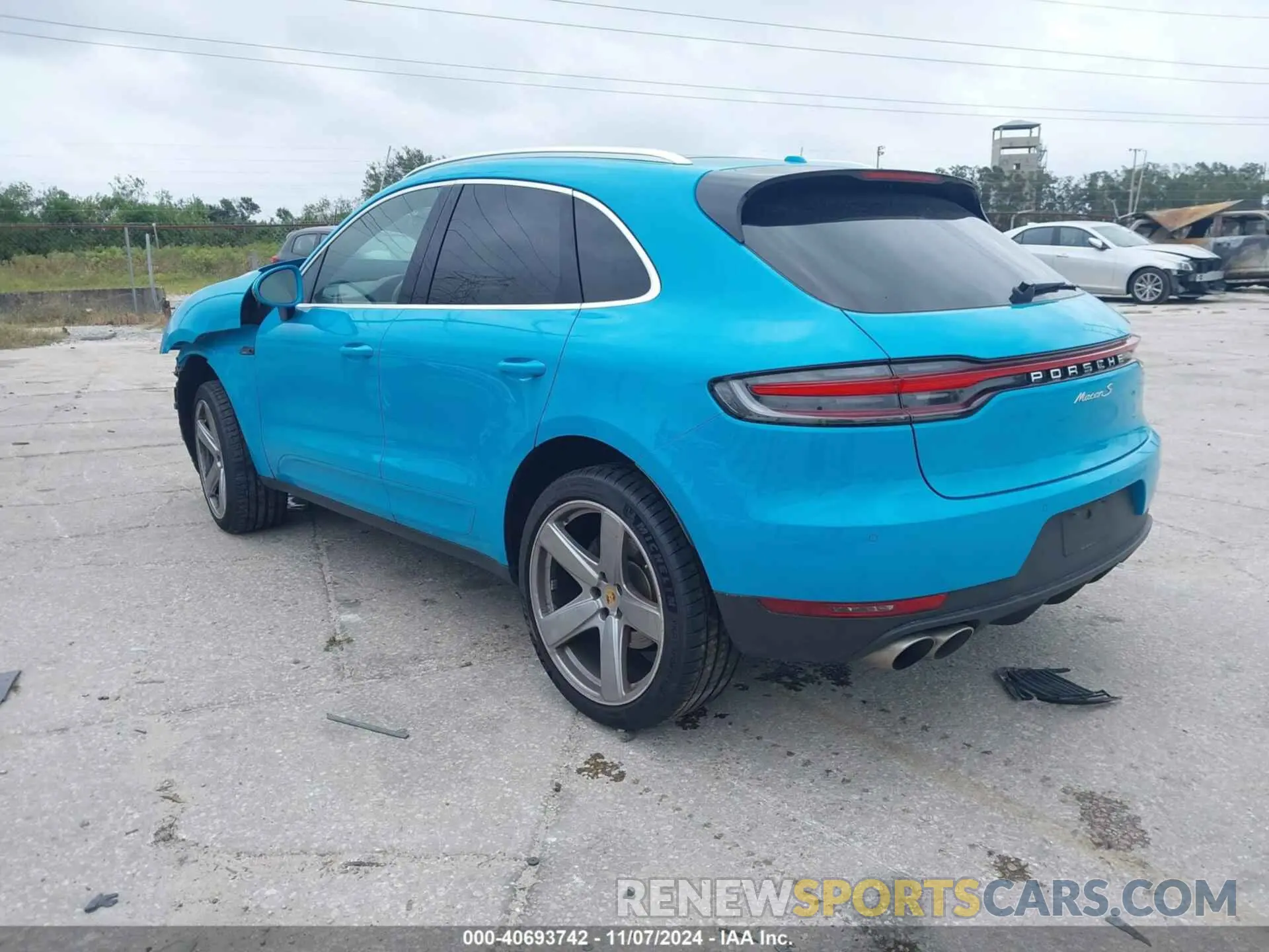 3 Photograph of a damaged car WP1AB2A51MLB37164 PORSCHE MACAN 2021