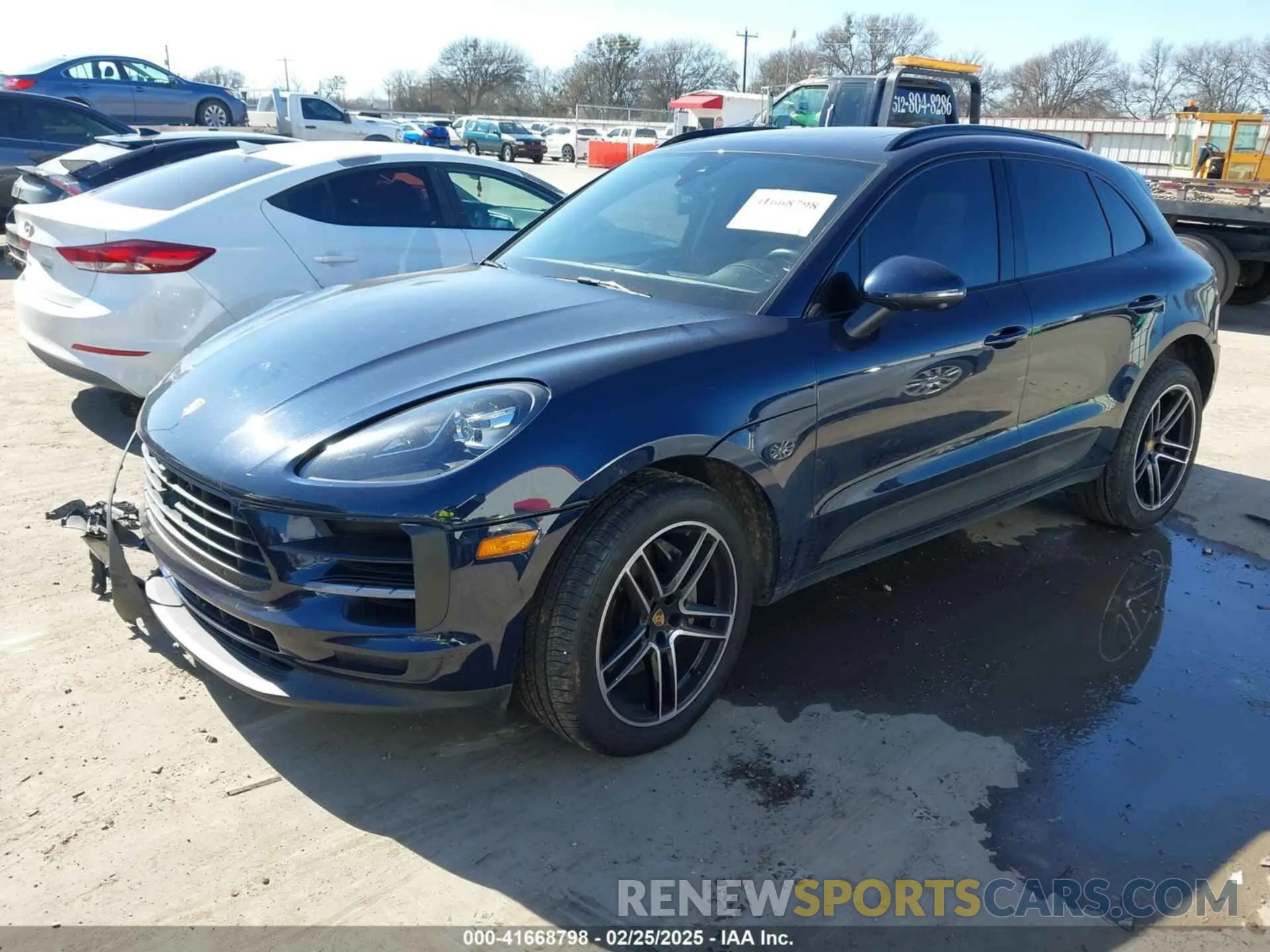2 Photograph of a damaged car WP1AB2A53MLB38137 PORSCHE MACAN 2021