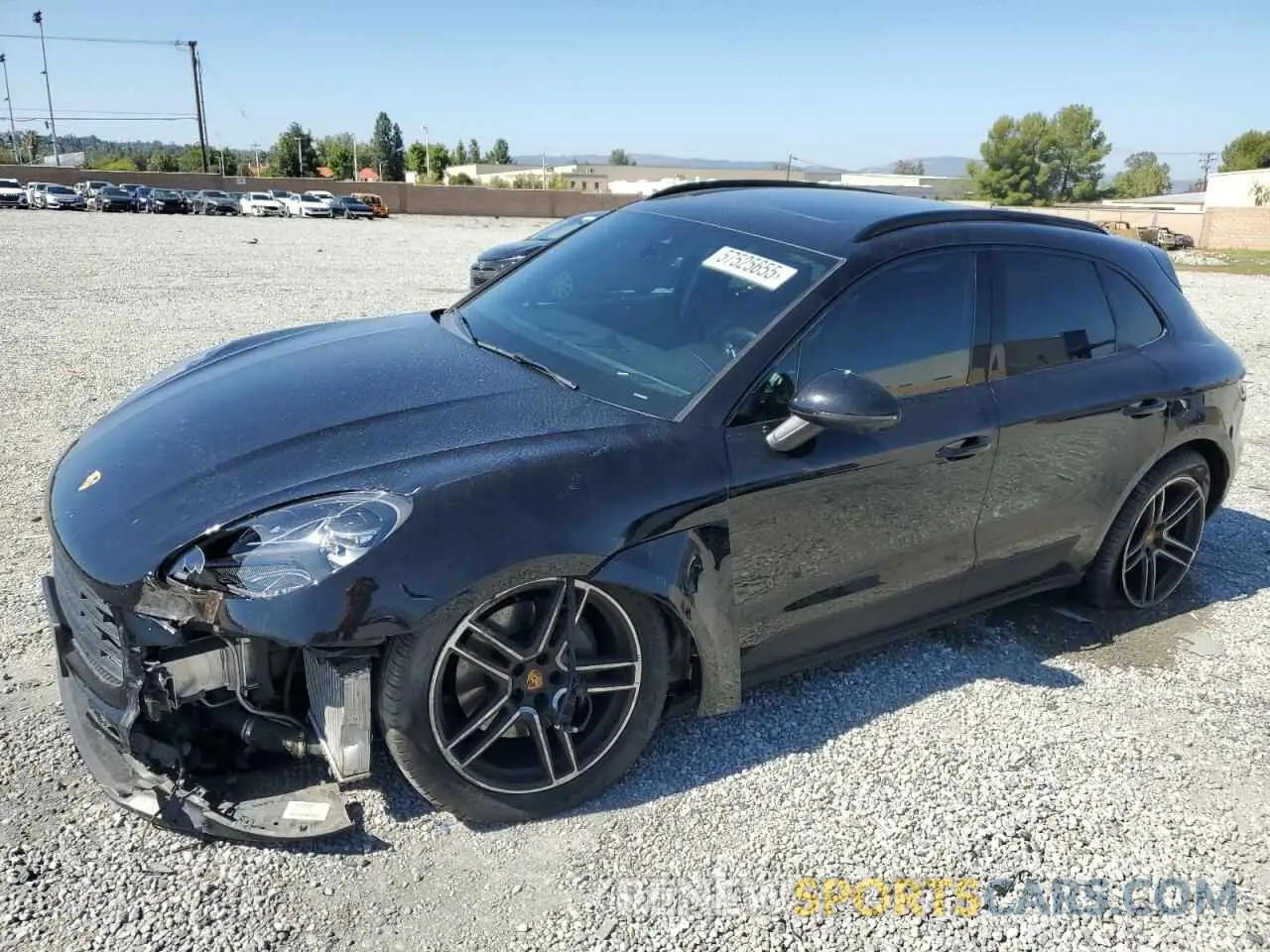 1 Photograph of a damaged car WP1AB2A54MLB32797 PORSCHE MACAN 2021