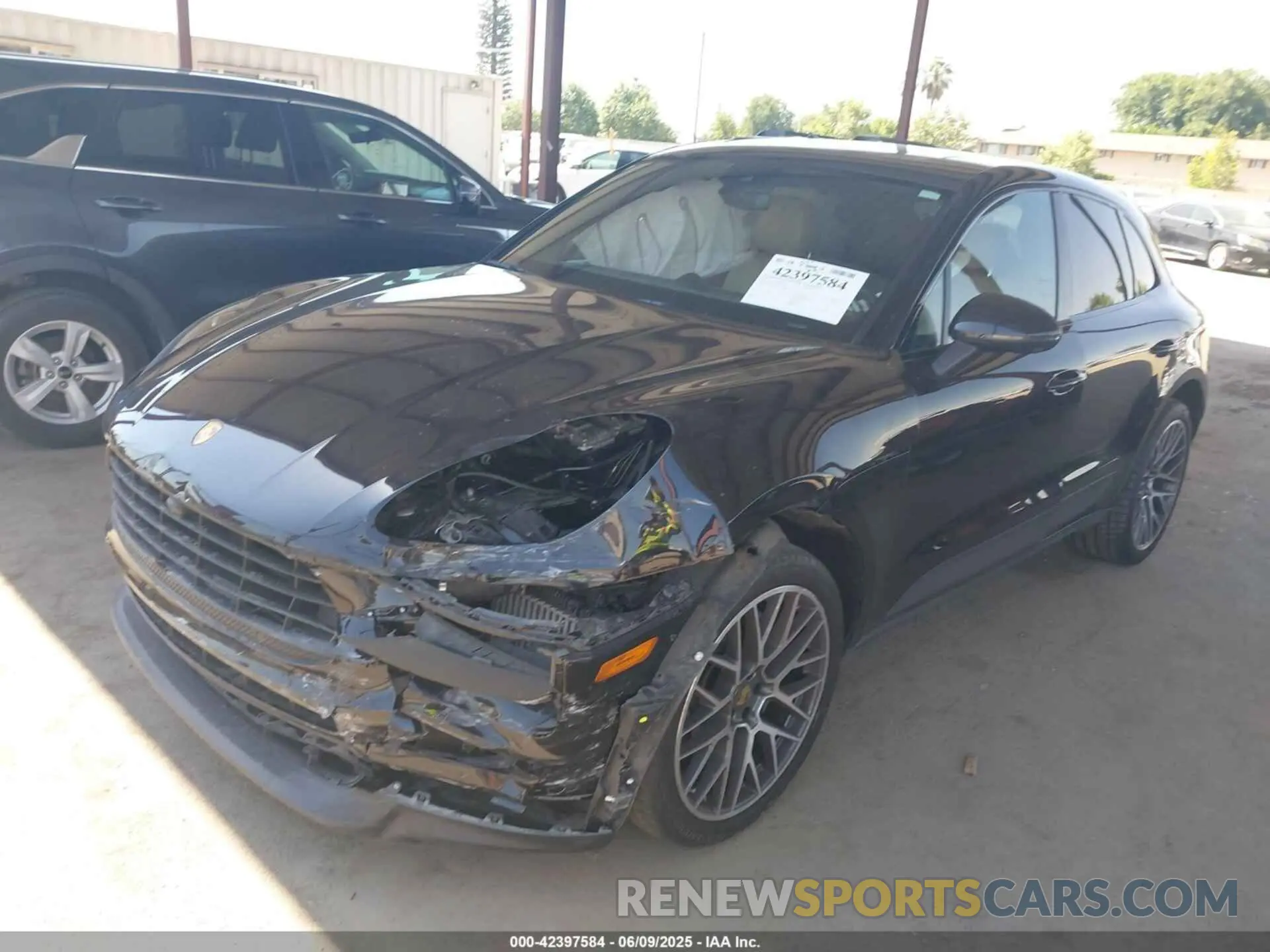 2 Photograph of a damaged car WP1AB2A54MLB37840 PORSCHE MACAN 2021