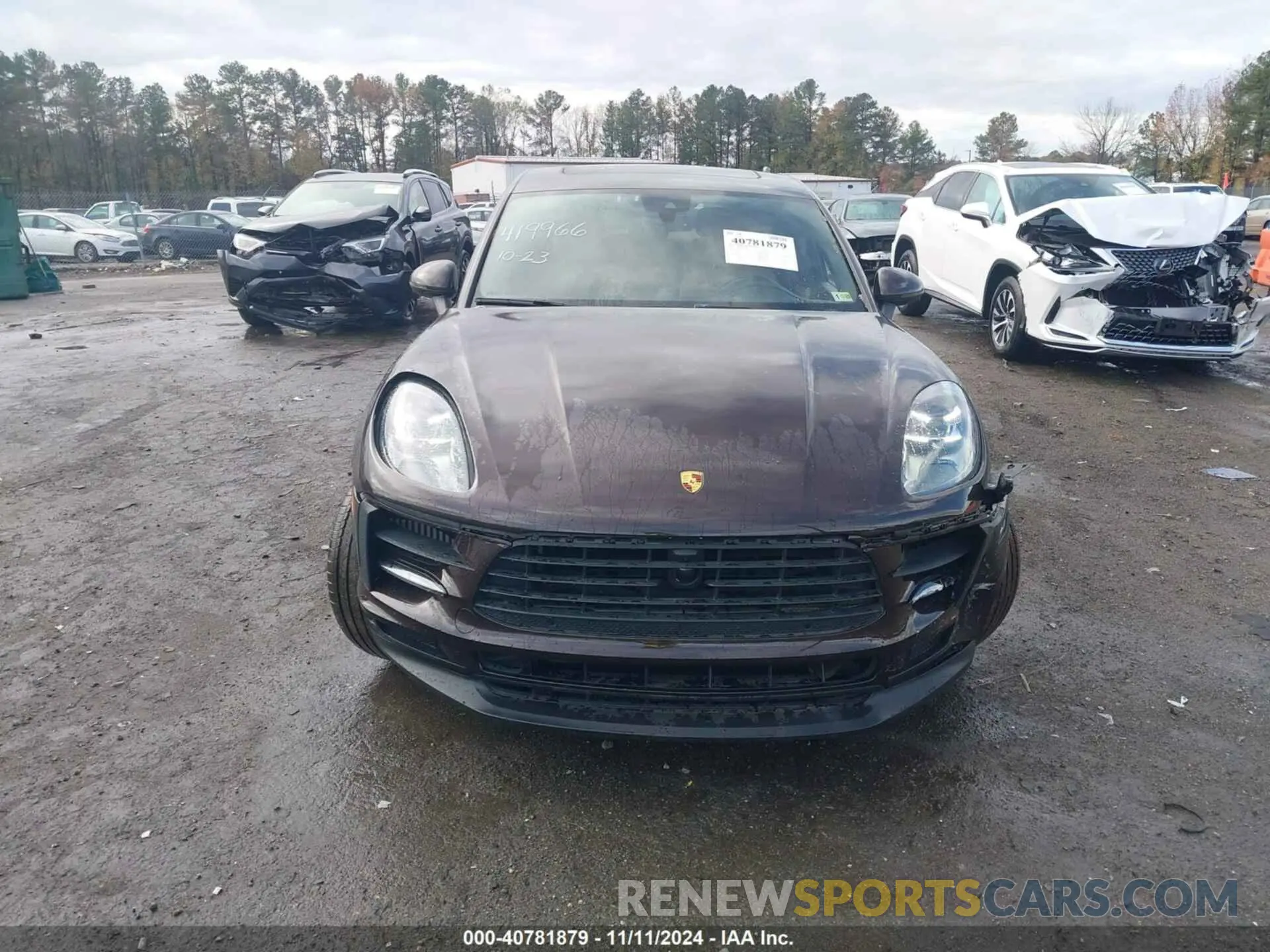 12 Photograph of a damaged car WP1AB2A55MLB32520 PORSCHE MACAN 2021