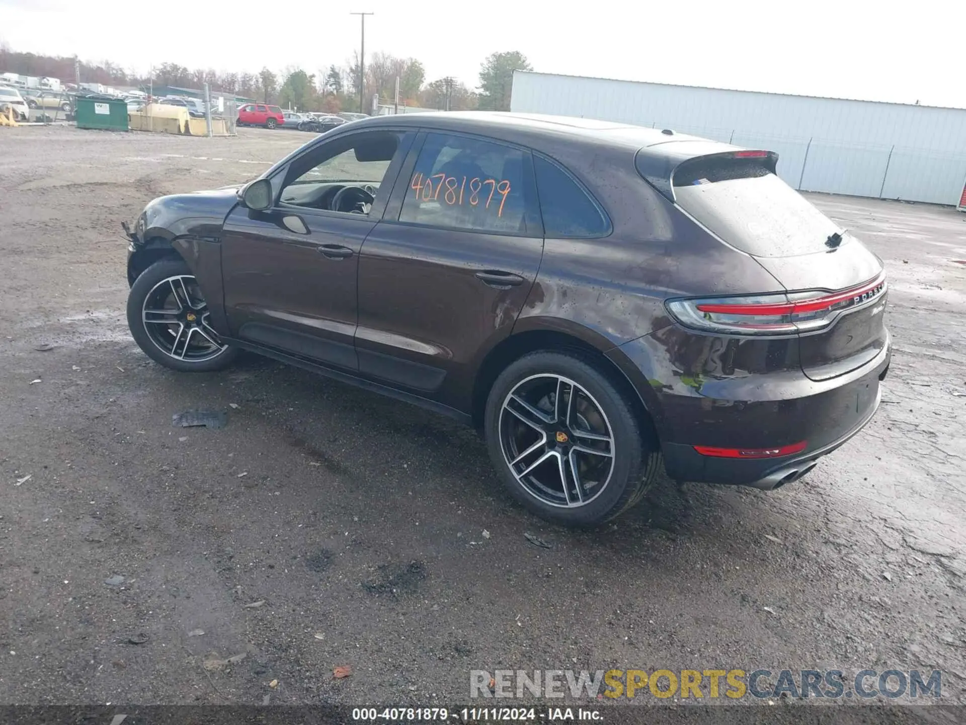 3 Photograph of a damaged car WP1AB2A55MLB32520 PORSCHE MACAN 2021