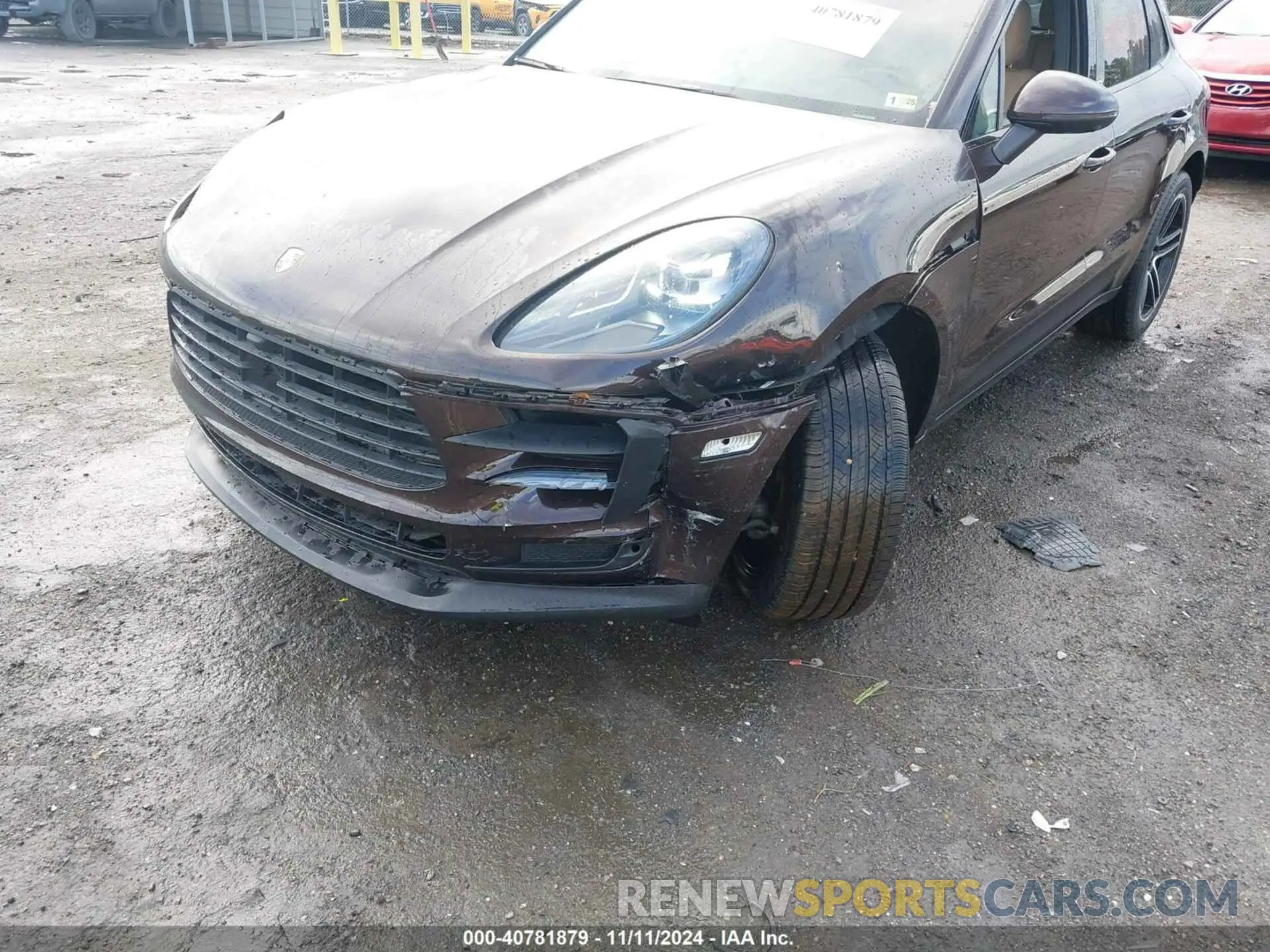 6 Photograph of a damaged car WP1AB2A55MLB32520 PORSCHE MACAN 2021