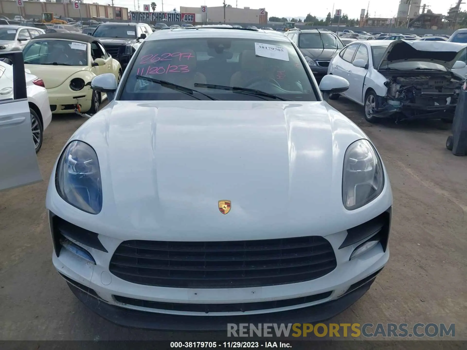 12 Photograph of a damaged car WP1AB2A55MLB36986 PORSCHE MACAN 2021