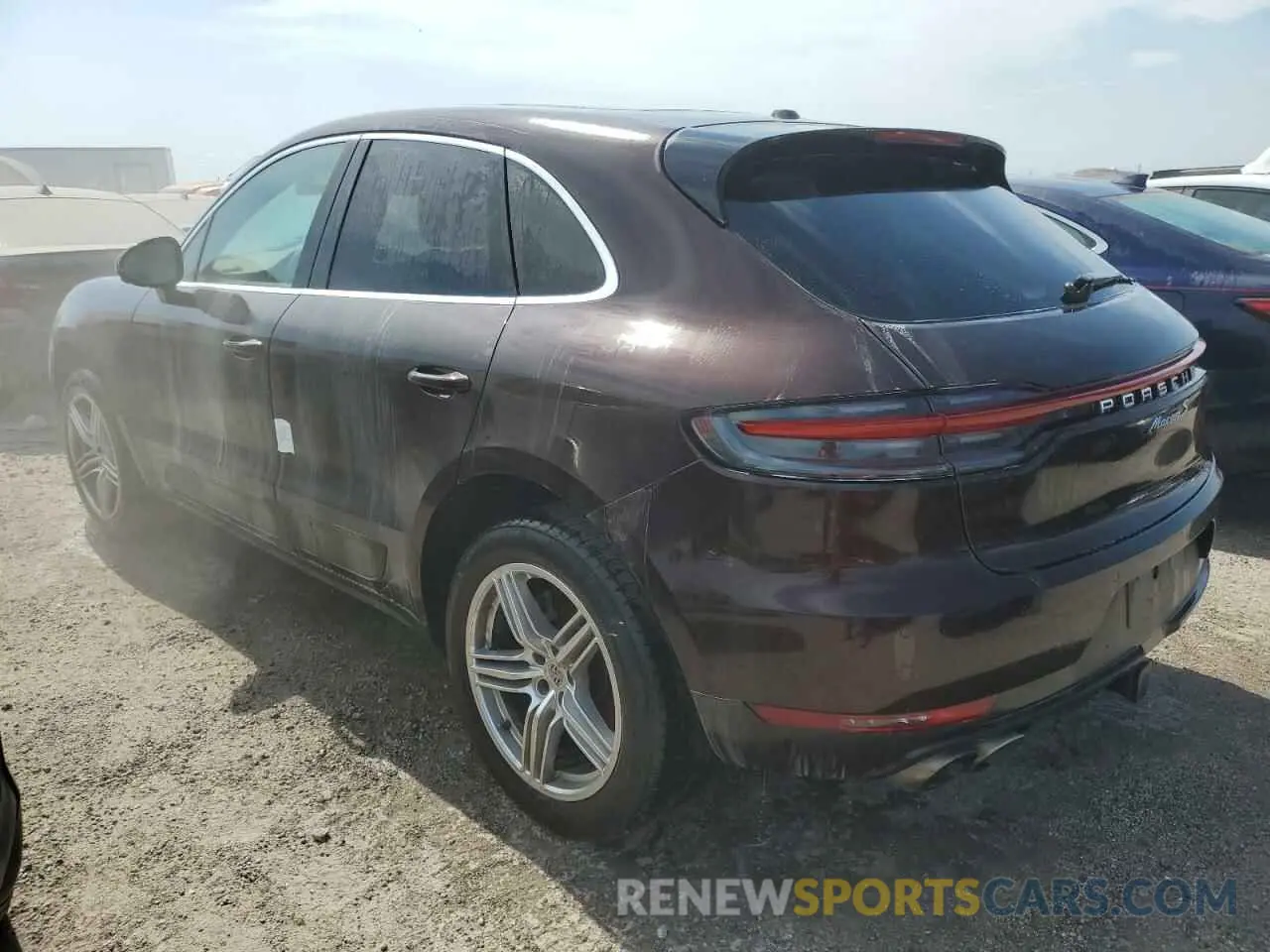 2 Photograph of a damaged car WP1AB2A56MLB32218 PORSCHE MACAN 2021