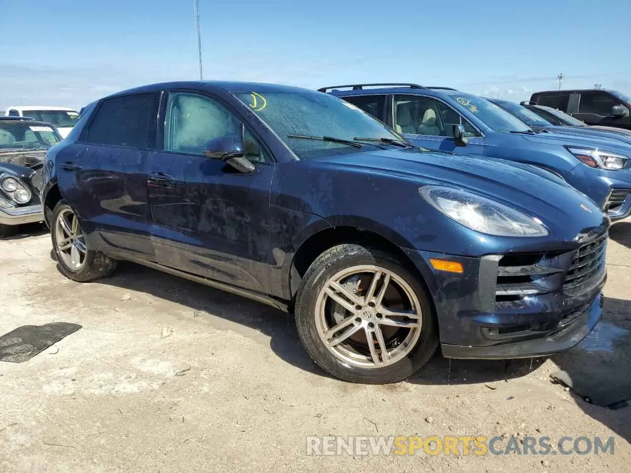 4 Photograph of a damaged car WP1AB2A56MLB33045 PORSCHE MACAN 2021