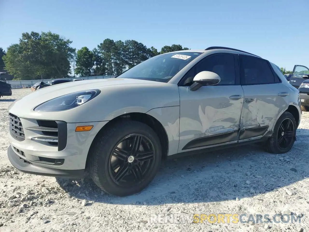 1 Photograph of a damaged car WP1AB2A56MLB35412 PORSCHE MACAN 2021
