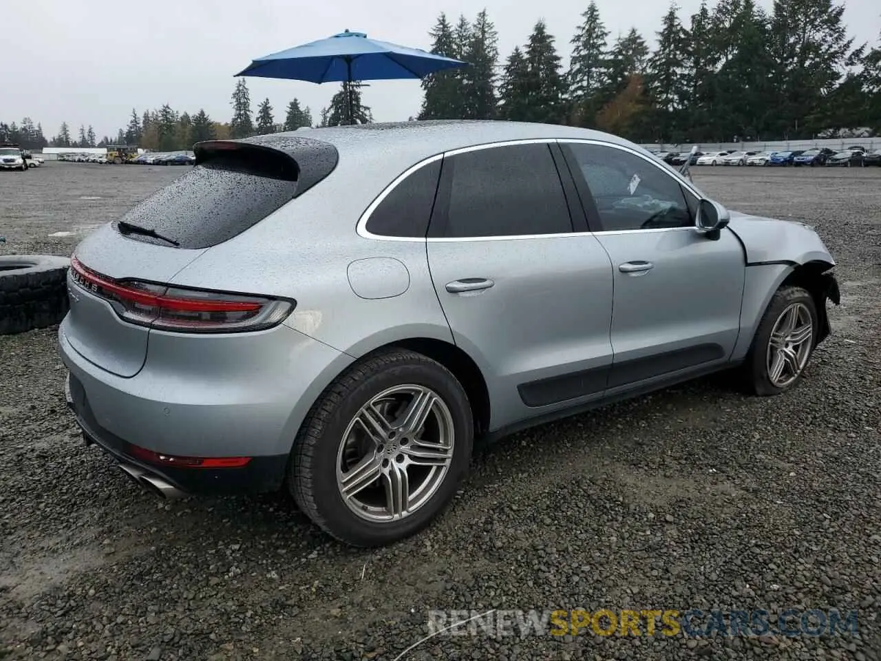 3 Photograph of a damaged car WP1AB2A57MLB35290 PORSCHE MACAN 2021
