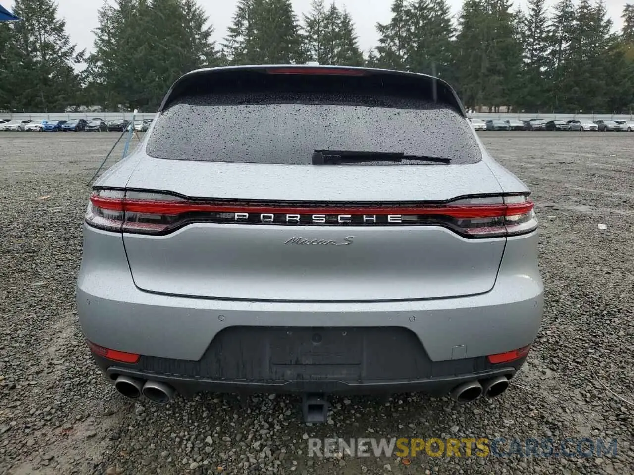 6 Photograph of a damaged car WP1AB2A57MLB35290 PORSCHE MACAN 2021