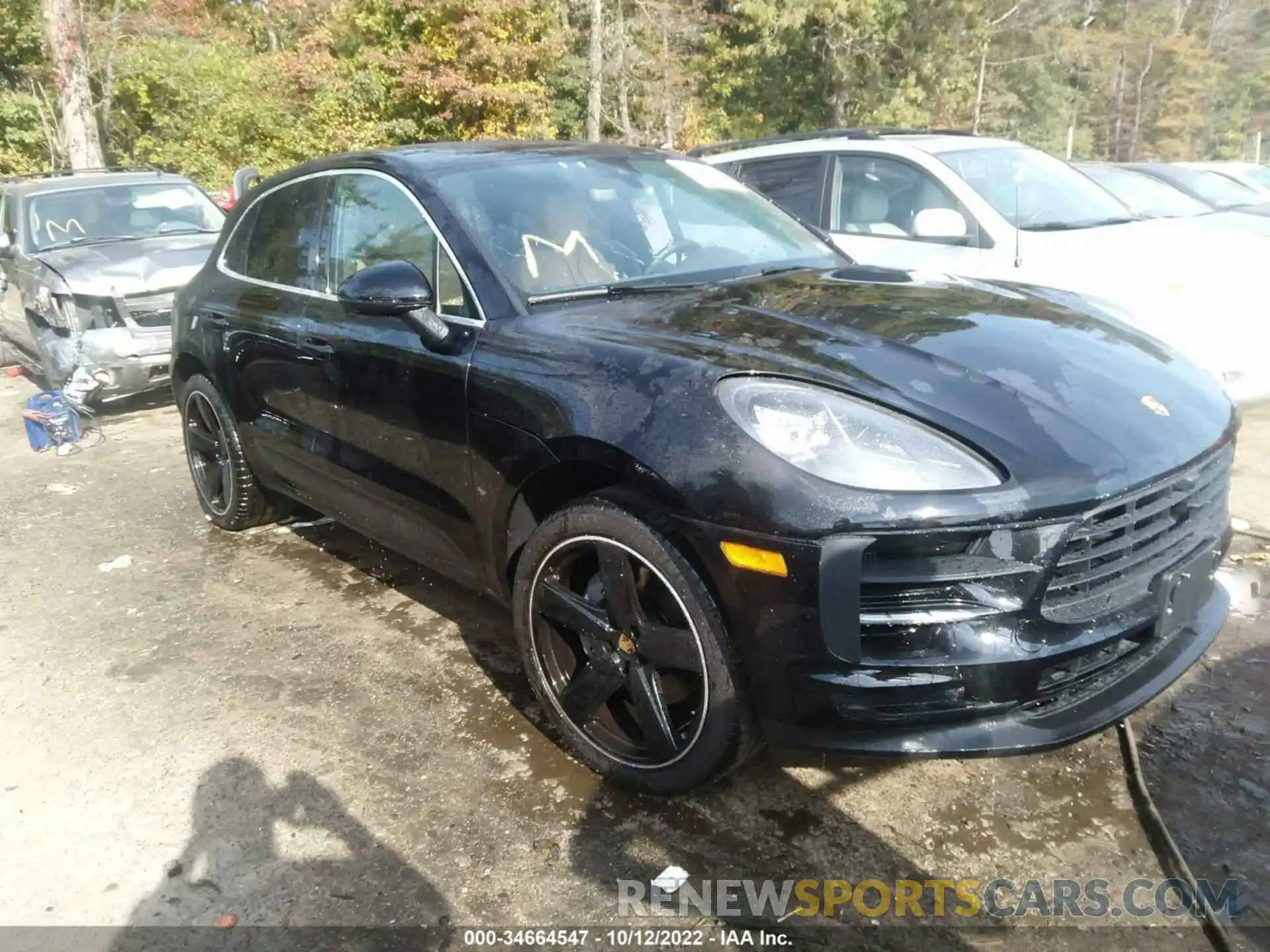 1 Photograph of a damaged car WP1AB2A58MLB31099 PORSCHE MACAN 2021