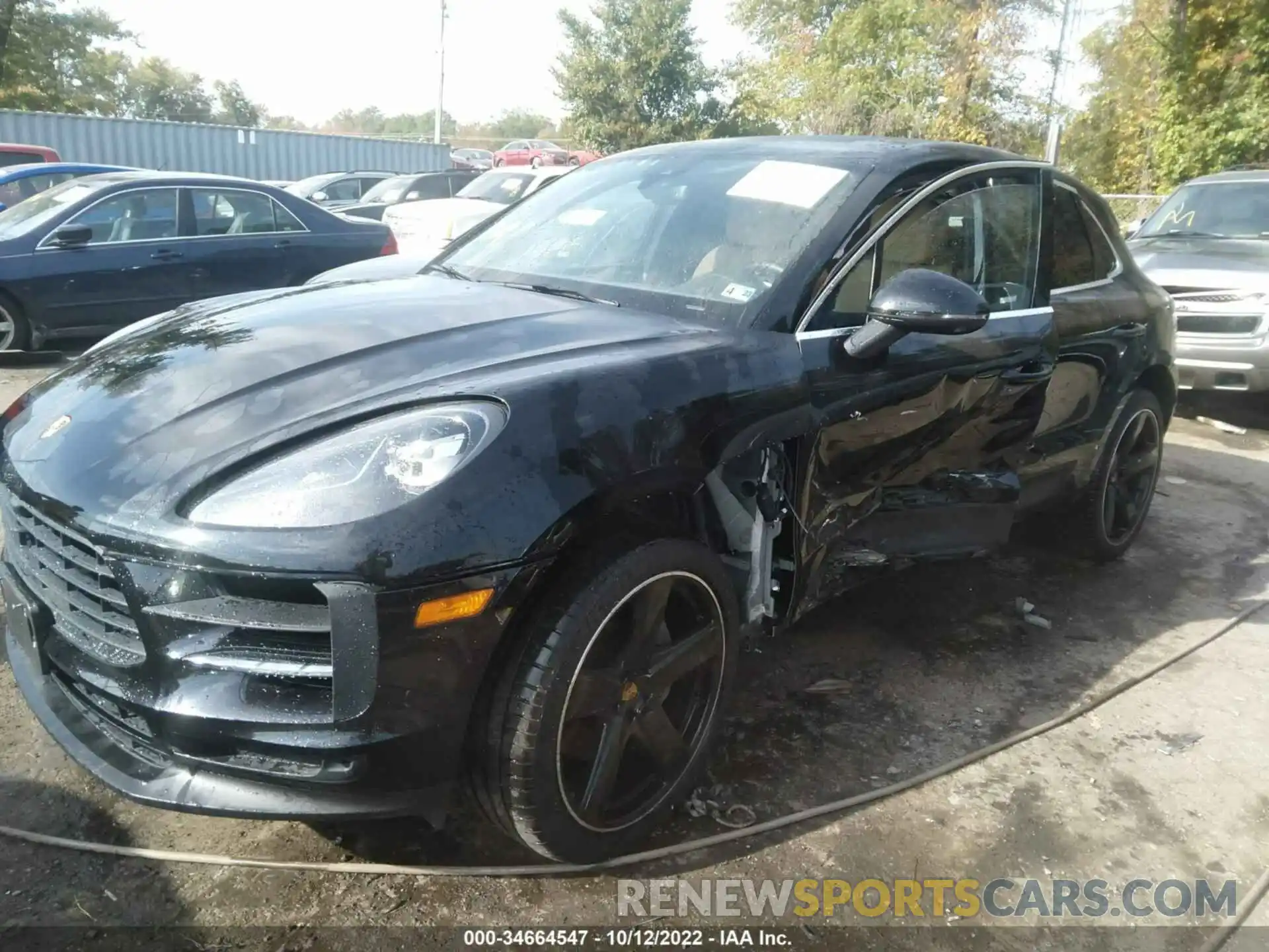 2 Photograph of a damaged car WP1AB2A58MLB31099 PORSCHE MACAN 2021