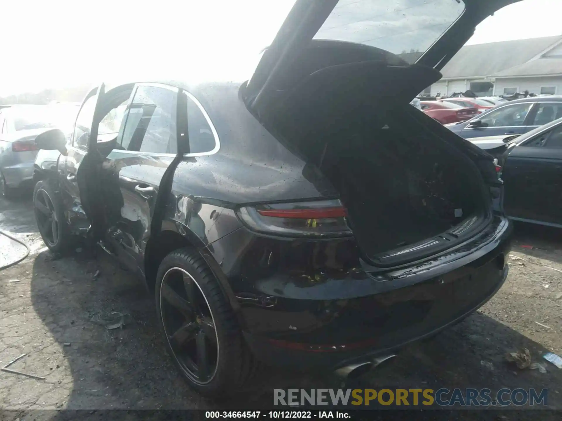 3 Photograph of a damaged car WP1AB2A58MLB31099 PORSCHE MACAN 2021