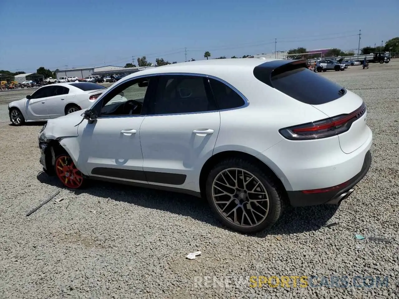 2 Photograph of a damaged car WP1AB2A59MLB30124 PORSCHE MACAN 2021