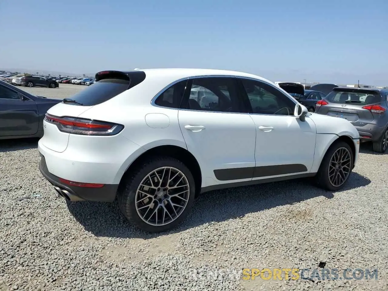 3 Photograph of a damaged car WP1AB2A59MLB30124 PORSCHE MACAN 2021