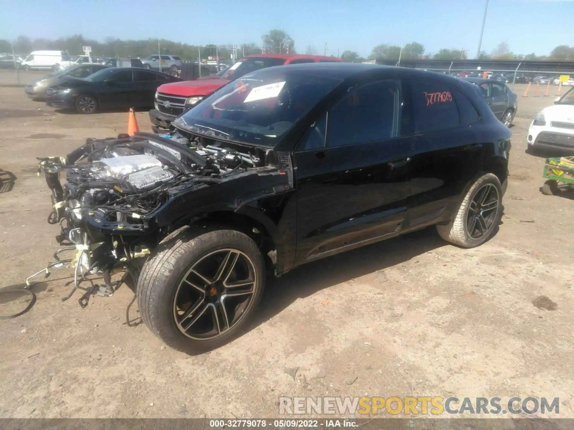 2 Photograph of a damaged car WP1AB2A59MLB30852 PORSCHE MACAN 2021