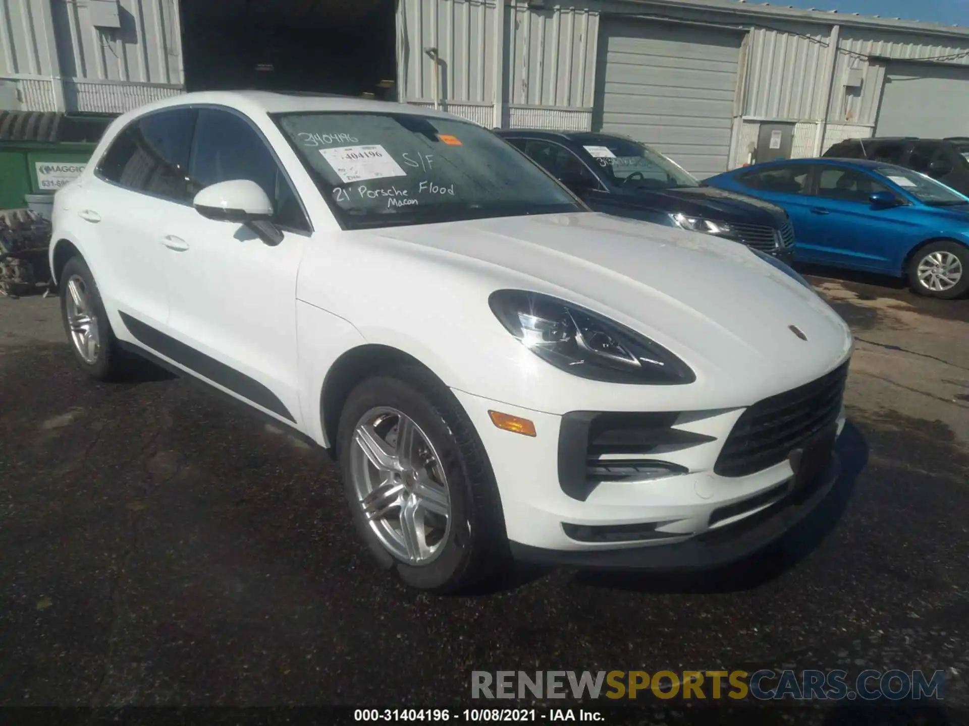 1 Photograph of a damaged car WP1AB2A5XMLB32058 PORSCHE MACAN 2021