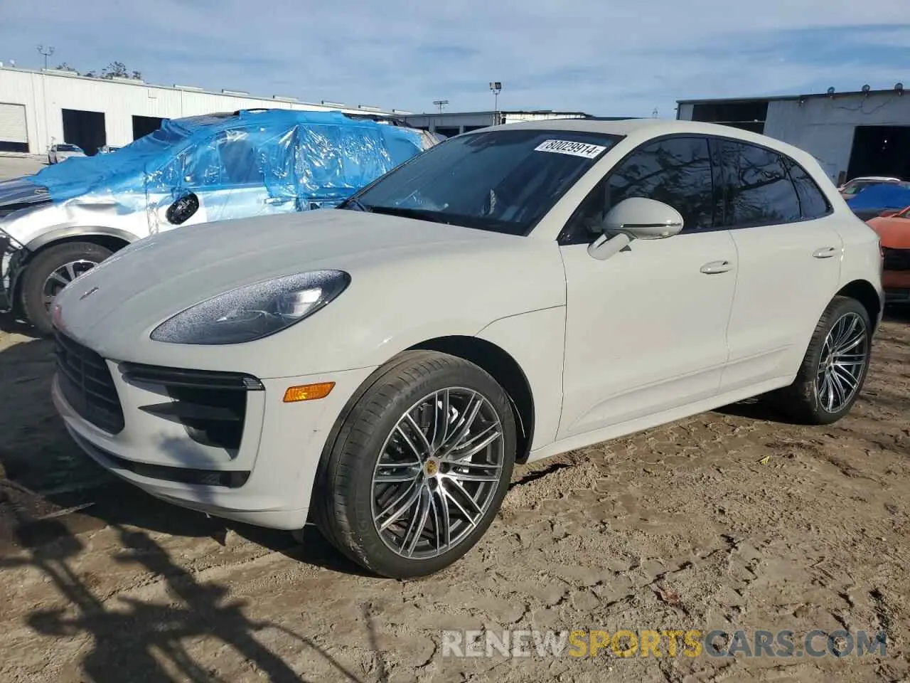 1 Photograph of a damaged car WP1AF2A54MLB60829 PORSCHE MACAN 2021