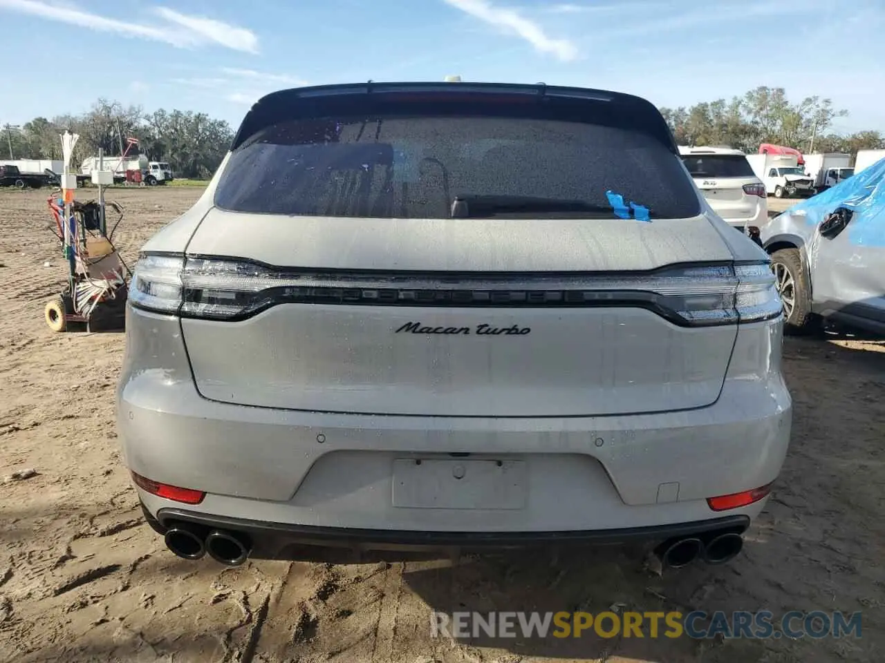 6 Photograph of a damaged car WP1AF2A54MLB60829 PORSCHE MACAN 2021
