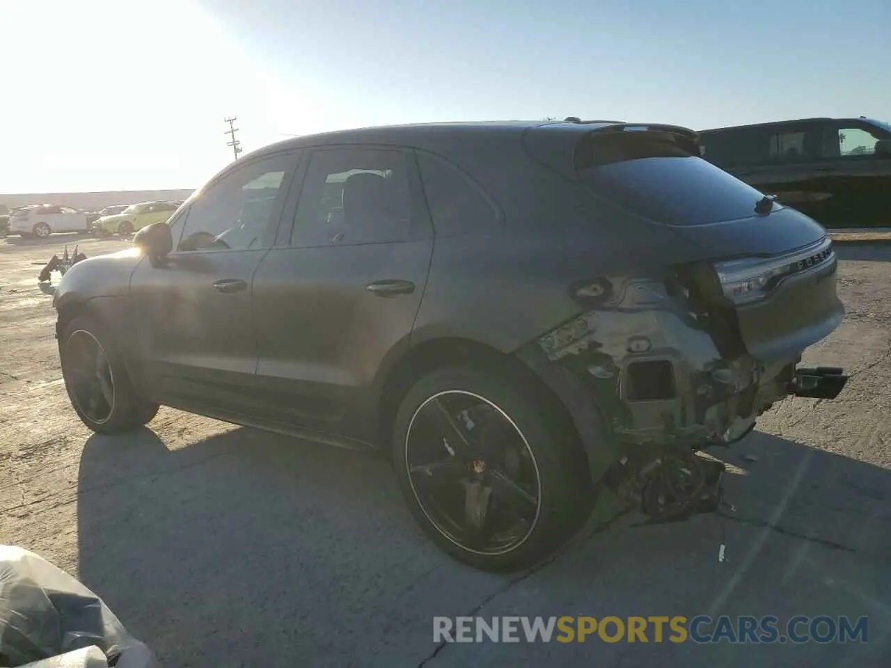 2 Photograph of a damaged car WP1AF2A57MLB60811 PORSCHE MACAN 2021