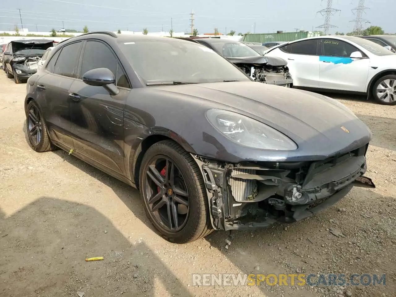 4 Photograph of a damaged car WP1AG2A57MLB50602 PORSCHE MACAN 2021
