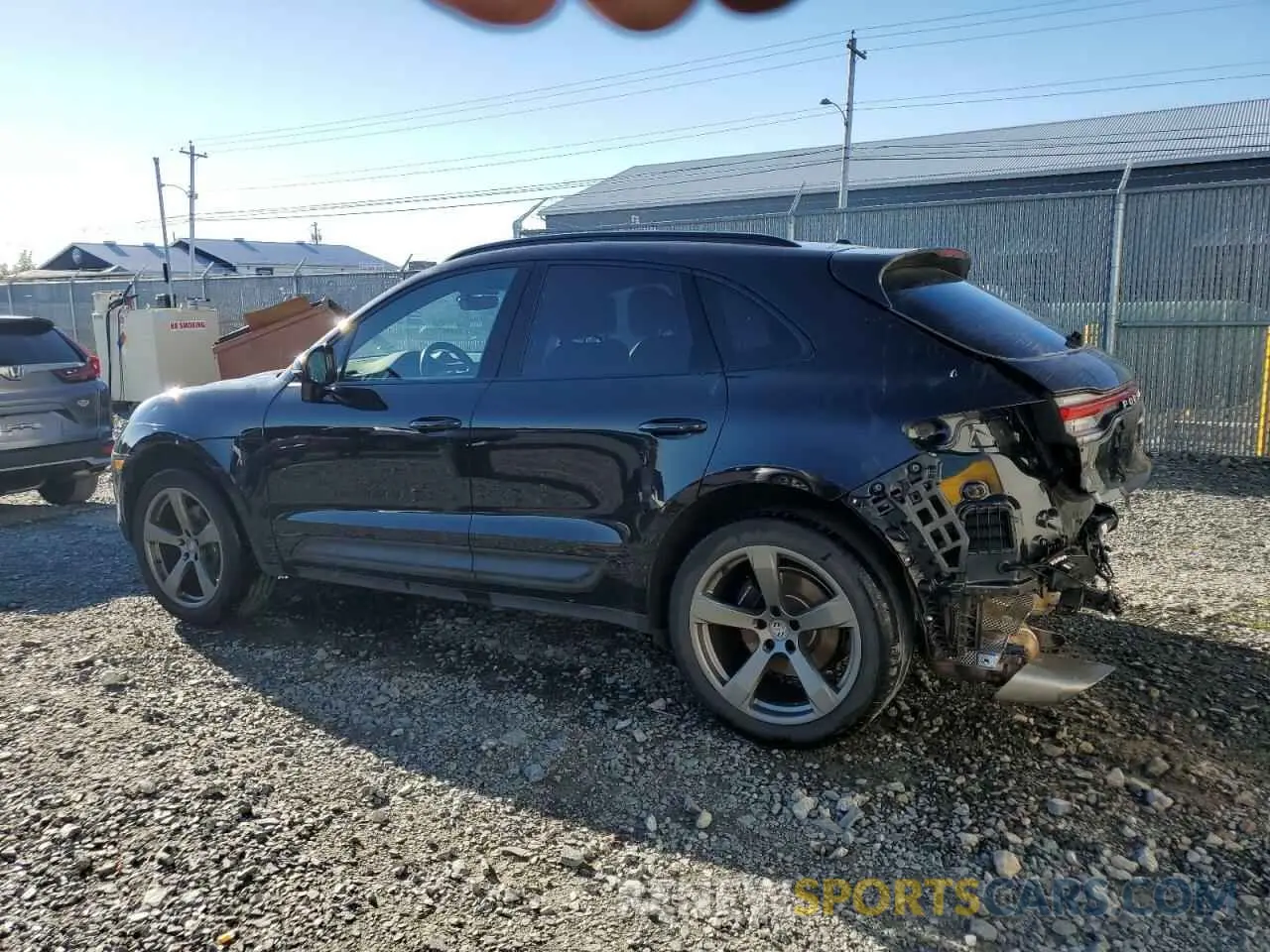 2 Photograph of a damaged car WP1AA2A52NLB06140 PORSCHE MACAN 2022