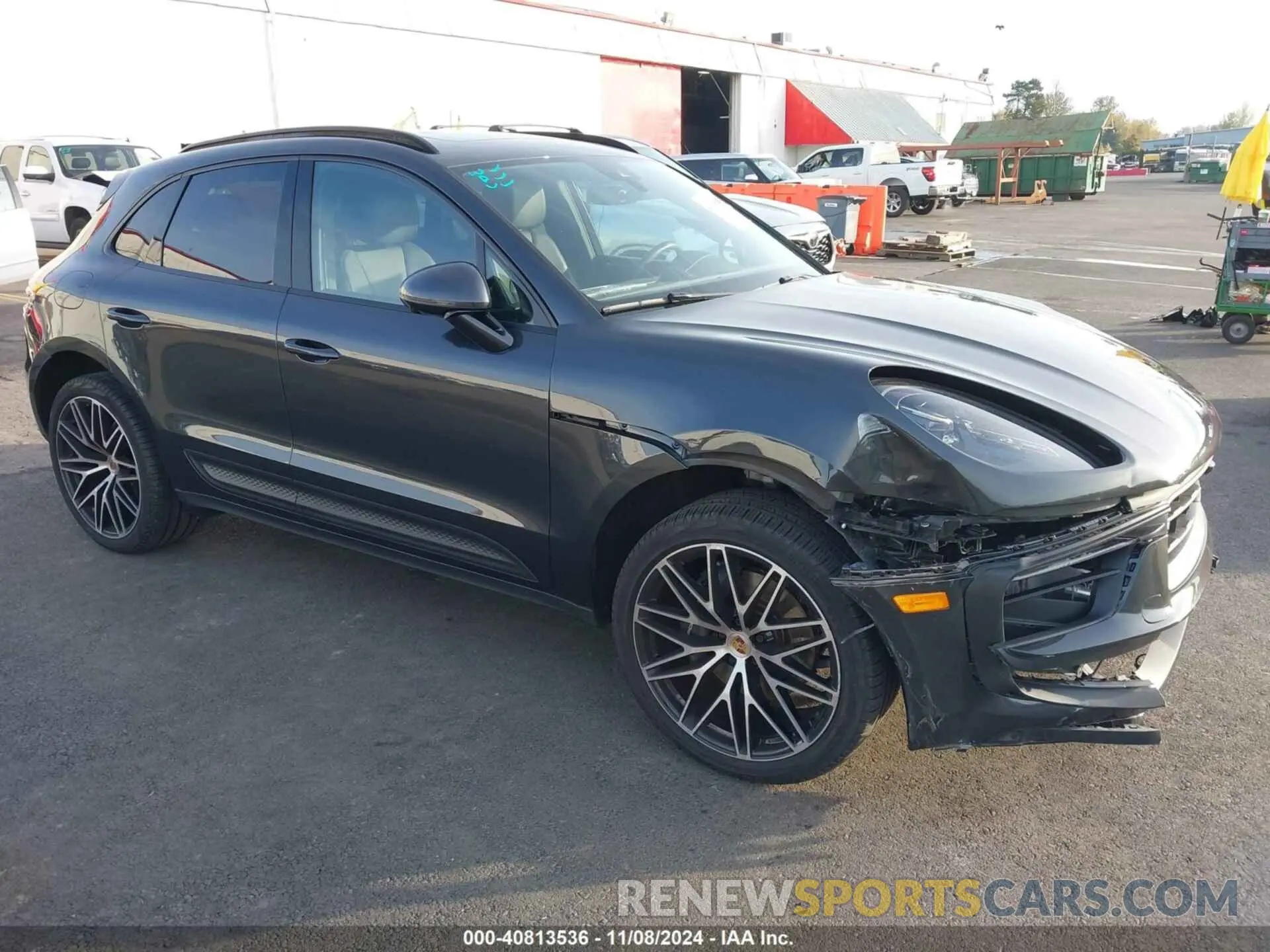 1 Photograph of a damaged car WP1AA2A55NLB07718 PORSCHE MACAN 2022