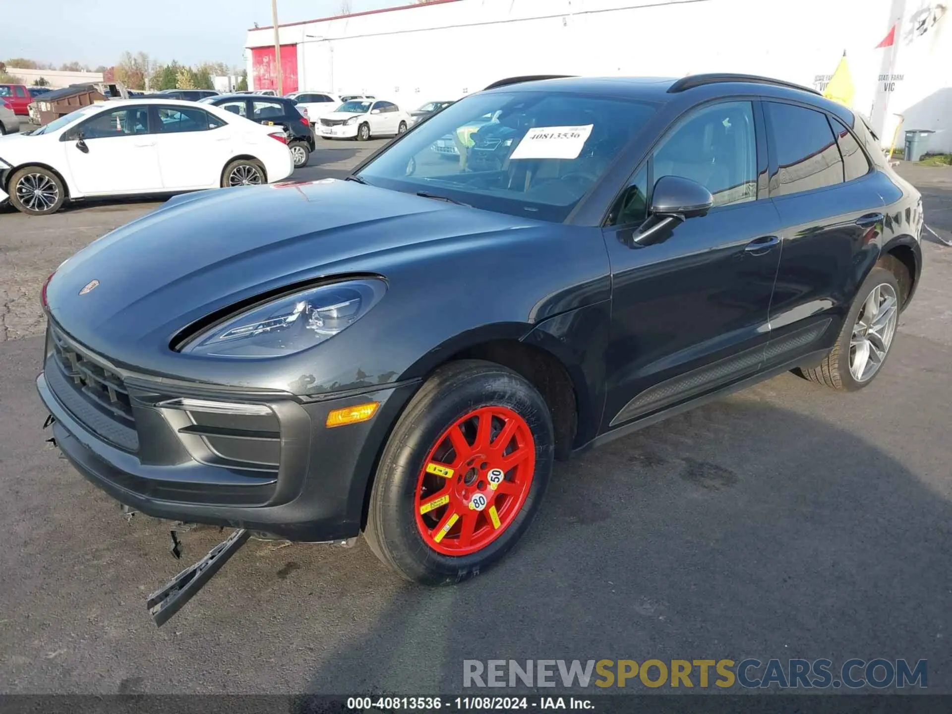 2 Photograph of a damaged car WP1AA2A55NLB07718 PORSCHE MACAN 2022