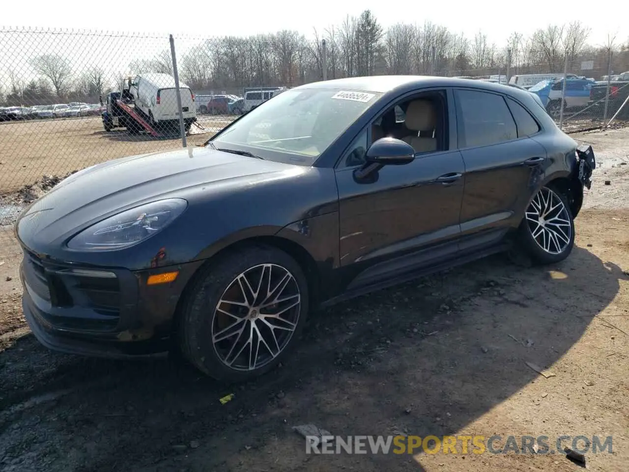 1 Photograph of a damaged car WP1AA2A55NLB10358 PORSCHE MACAN 2022